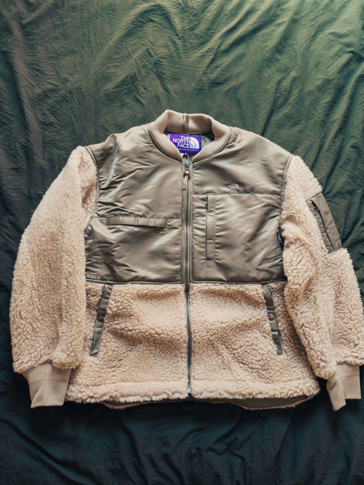 Nanamica The North Face Purple label wool Boa fleece denali jacket | Grailed