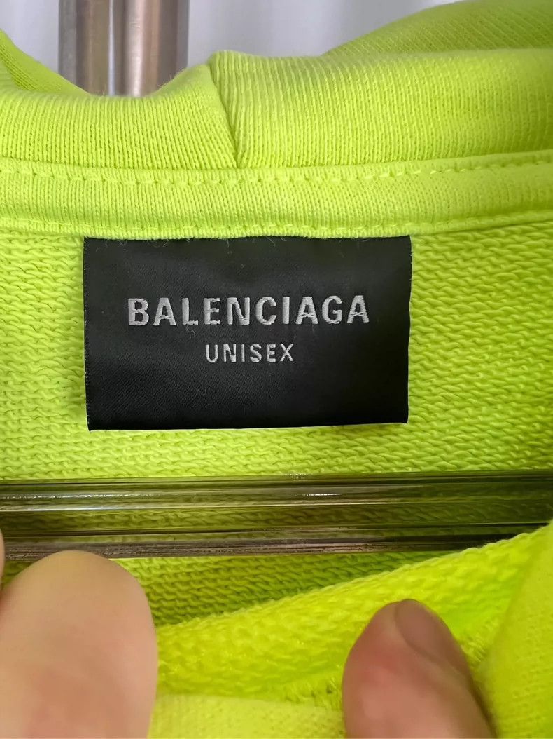 Balenciaga Balenciaga Big damage letter printing hole hoodie fluoresc Size US XS / EU 42 / 0 - 5 Thumbnail