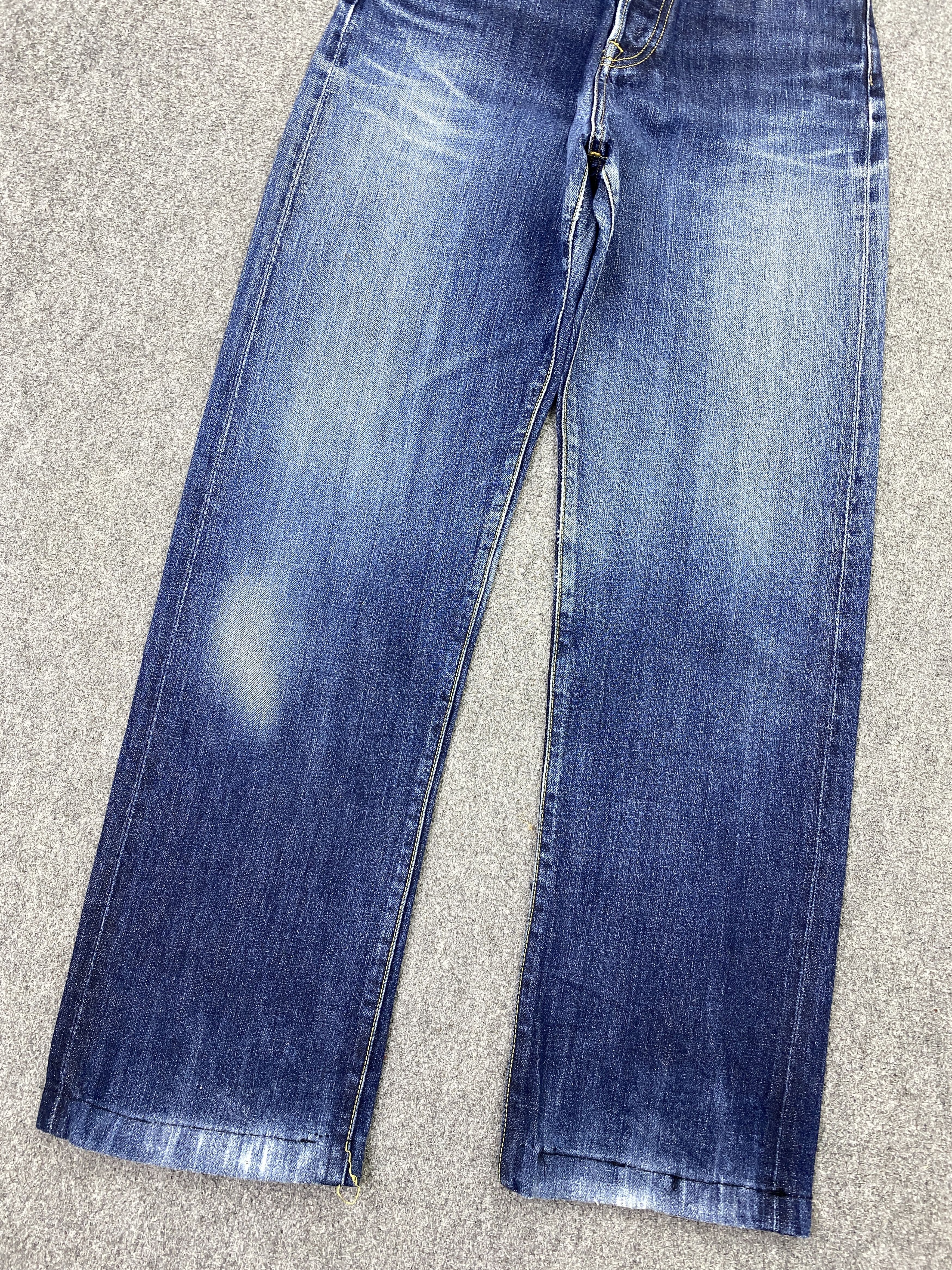 Big John Vintage Big John Faded Blue Button Fly Denim DP2880 Size US 26 / EU 42 - 6 Thumbnail
