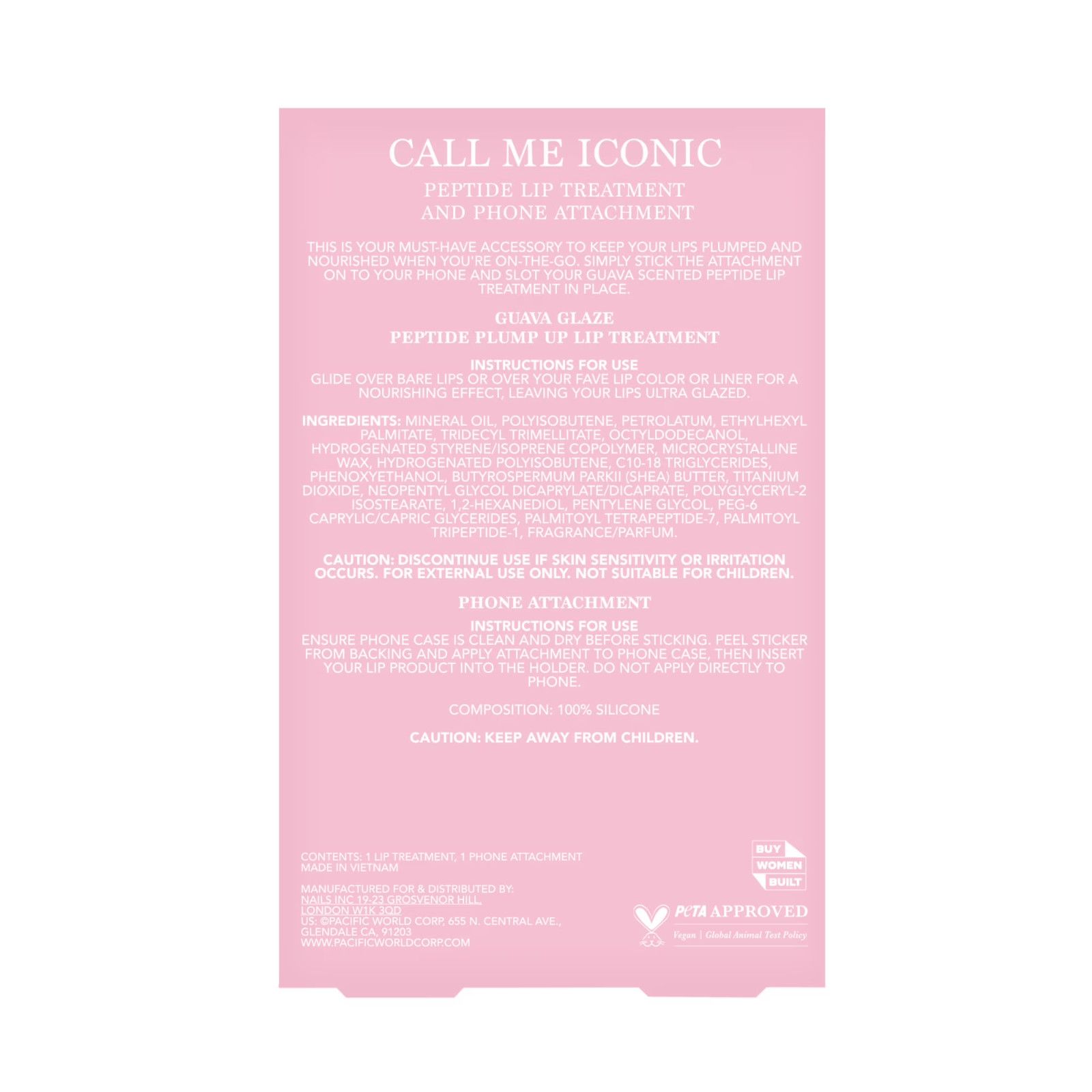 Other Holler Call Me Iconic Lip Gloss Set with Phone Holder Size ONE SIZE - 2 Thumbnail