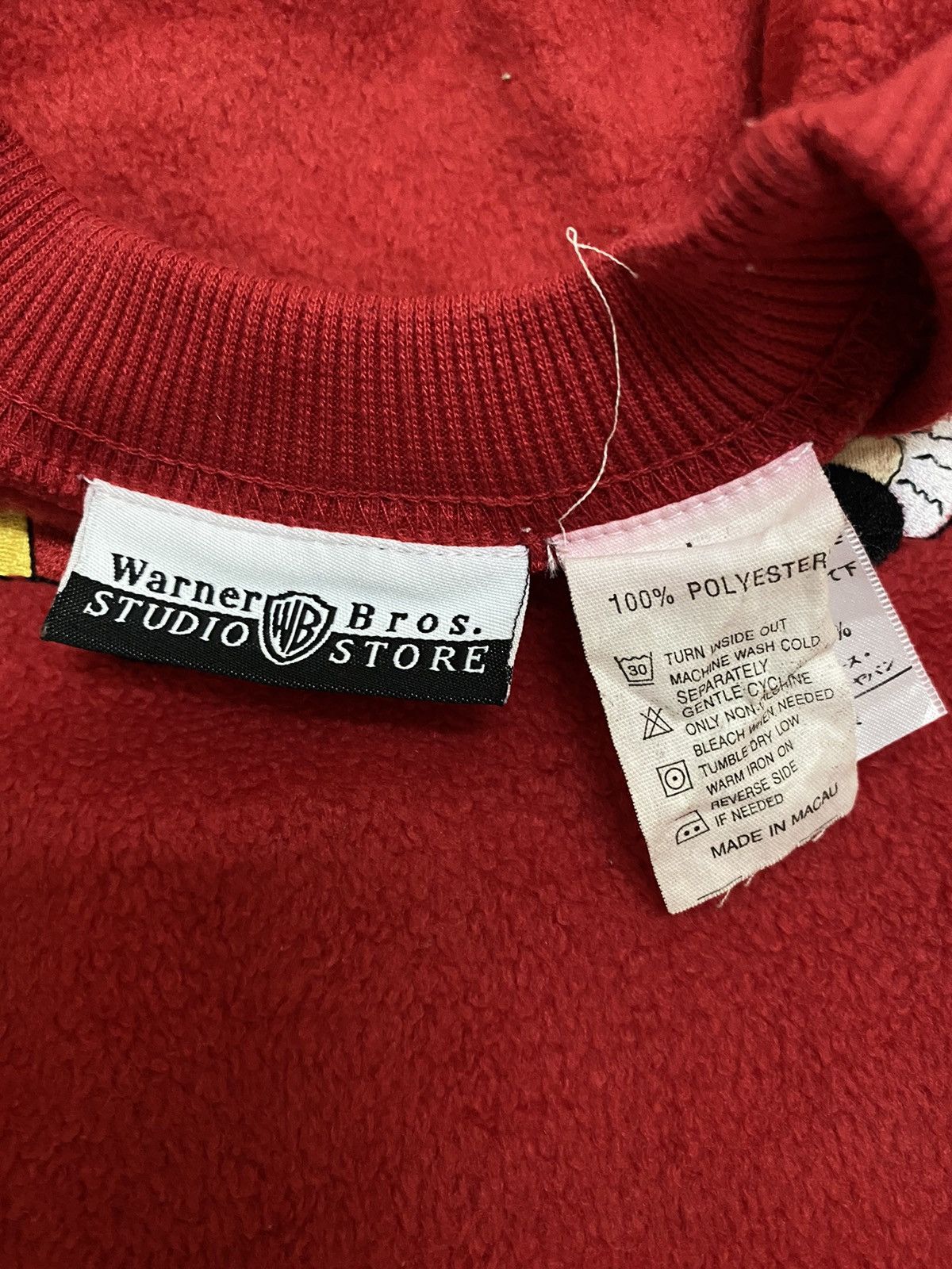 Cartoon Network × Vintage × Warner Bros Vintage Warner Bros Light Sherpa Sweatshirt (C2) Size US L / EU 52-54 / 3 - 4 Thumbnail