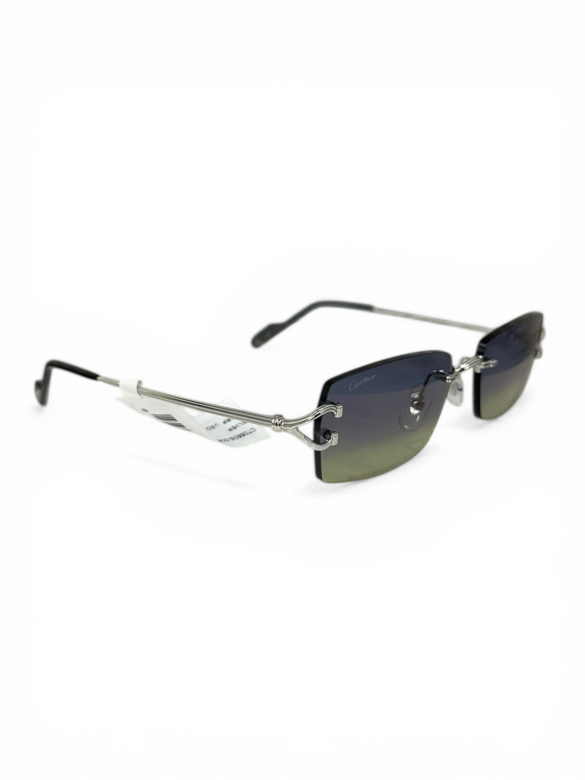 Cartier Cartier Rectangle Ombre Sunglasses CT0550S Size ONE SIZE - 2 Thumbnail