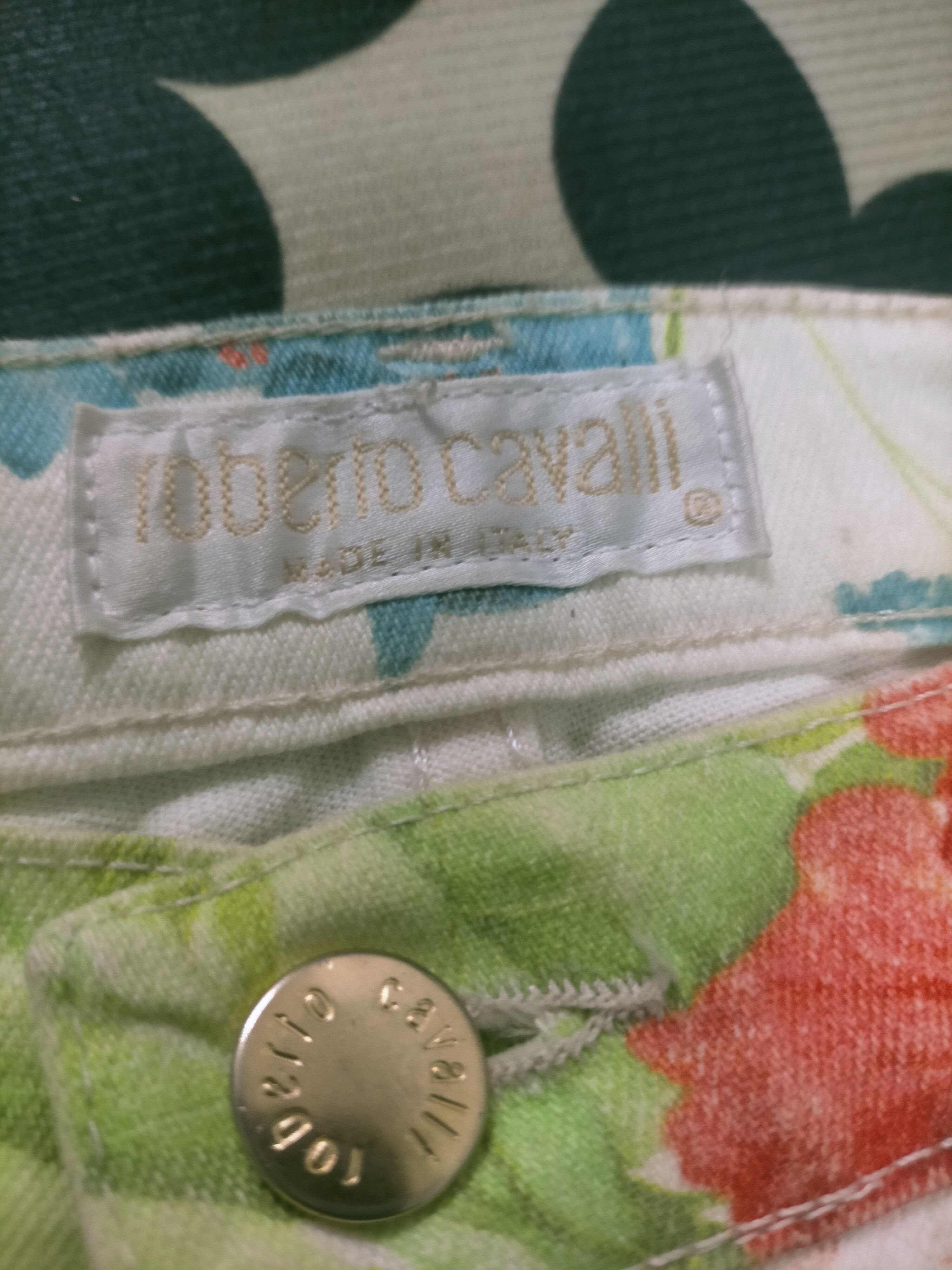 Just Cavalli 🔥Rare🔥Vintage Roberto Cavalli Flora Runaway Size 30" / US 8 / IT 44 - 10 Thumbnail