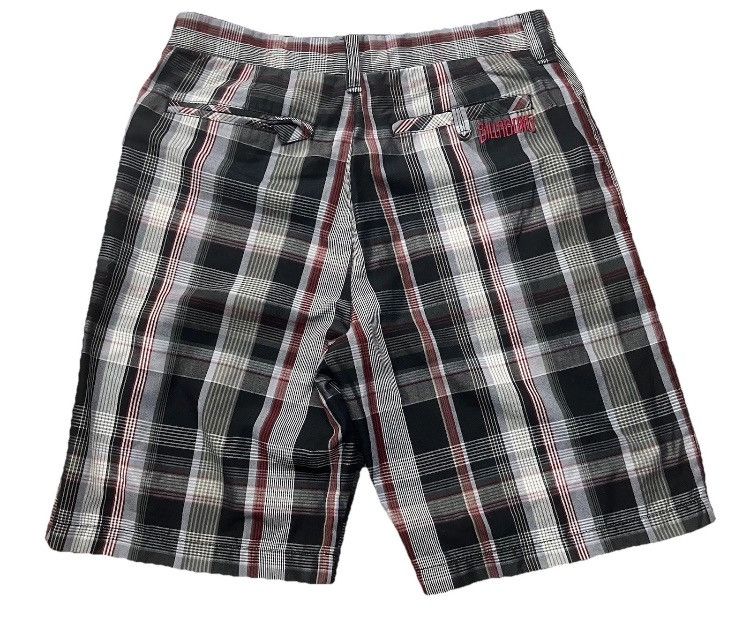 Billabong × Quiksilver × Vintage Y2K Billabong Plaid Rayon Shorts Size US 34 / EU 50 - 6 Thumbnail