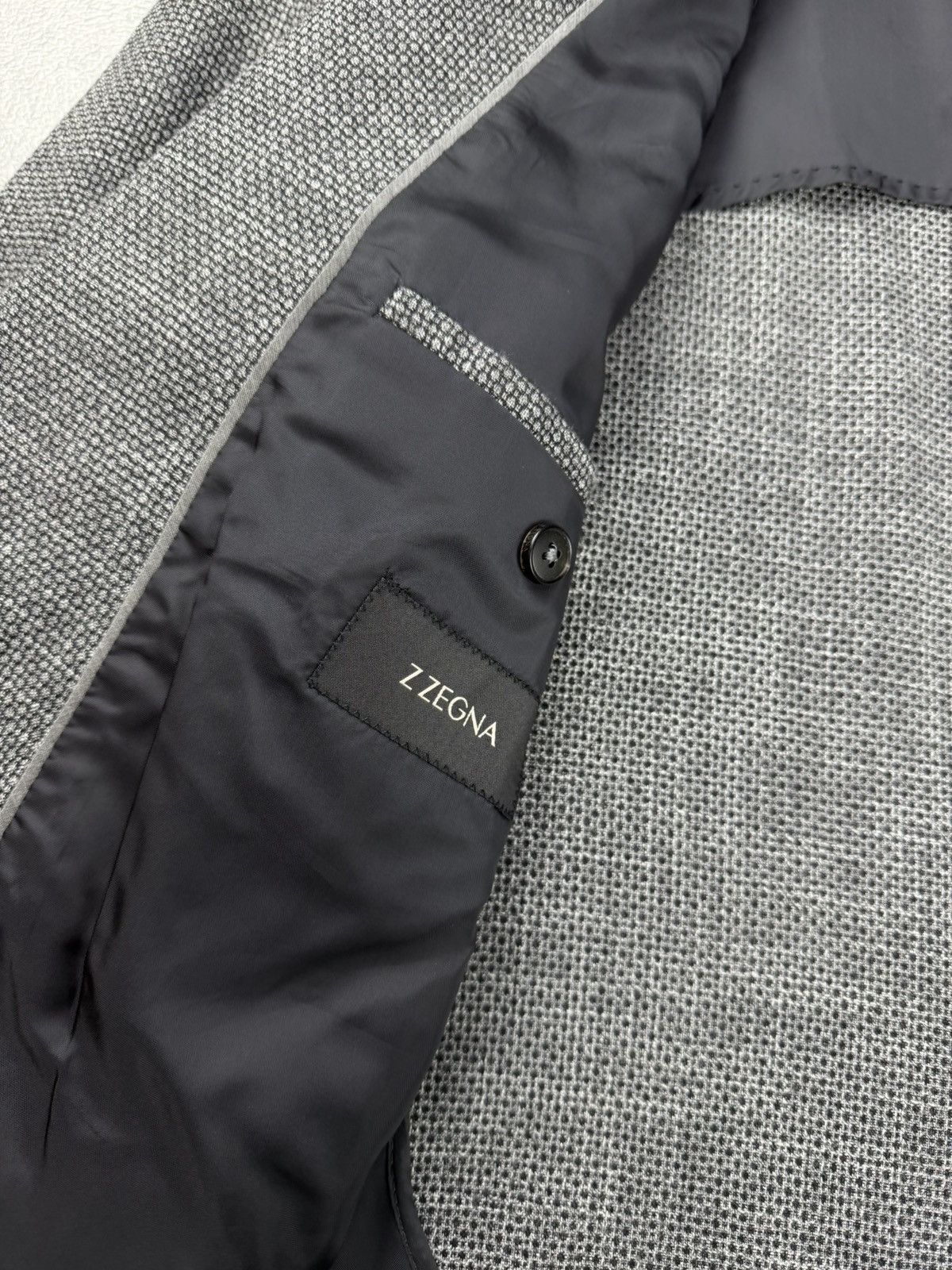 Z Zegna Z Zegna Solferino Light Blazer Jacket Wool Size 52R 42R Size 42R - 7 Thumbnail