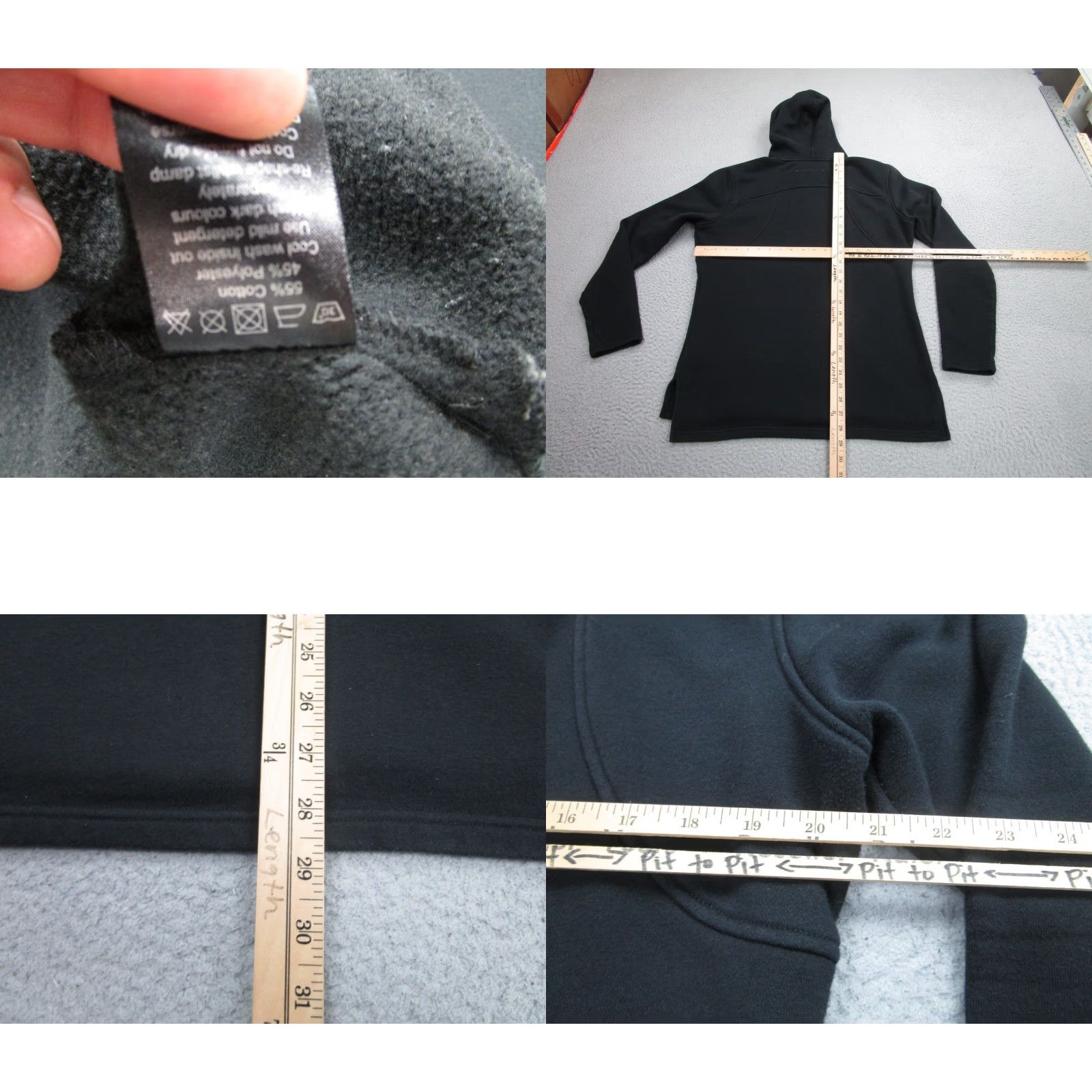 Vintage Alphalete Hoodie Mens M Black Pullover Graphic Logo Long Sleeve Streetwear Sweatshirt Hoodie Size US M / EU 48-50 / 2 - 8 Thumbnail