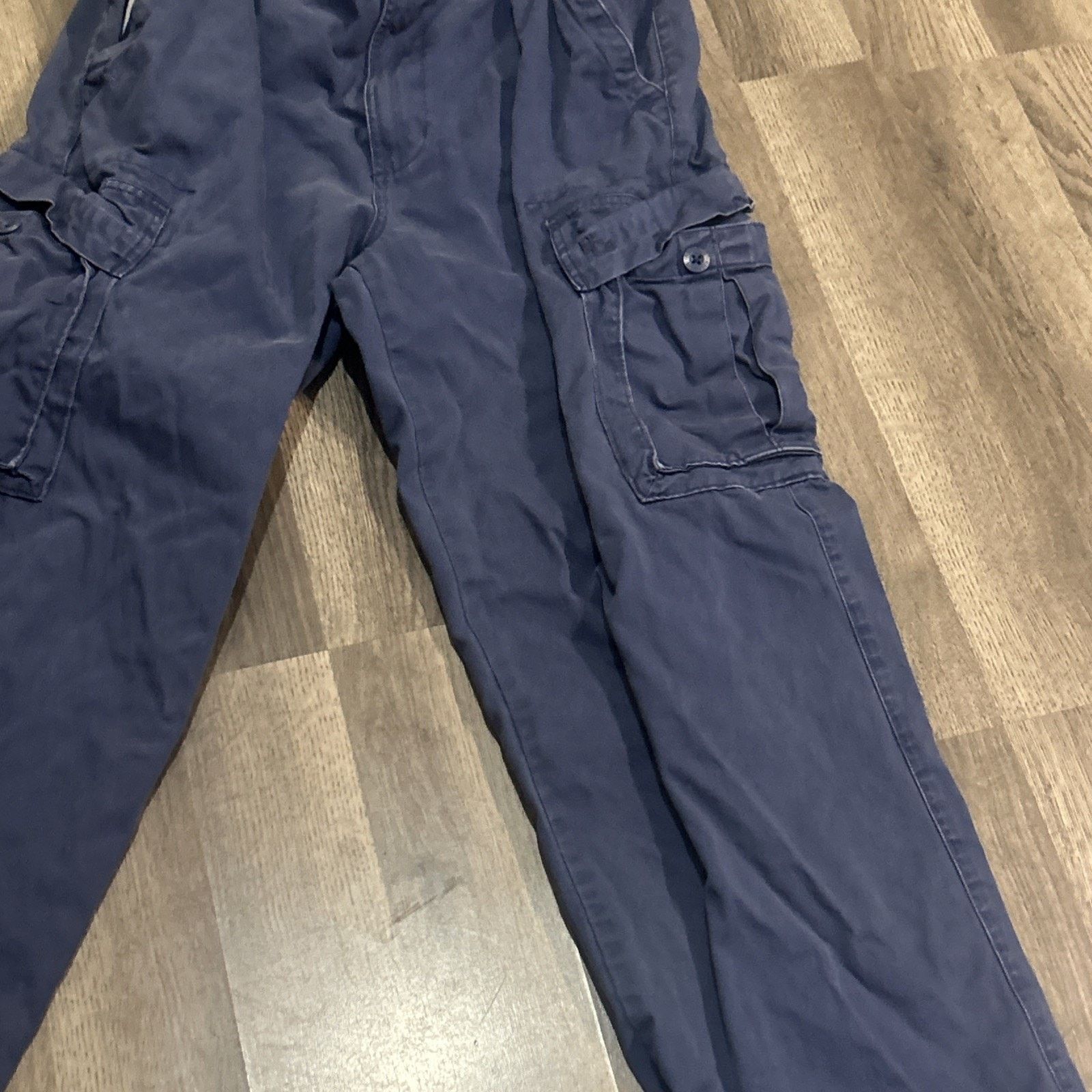Hollister Men’s Hollister 33 Cargo Blue Pants Y2K Heavy Pants Size US 33 - 7 Thumbnail