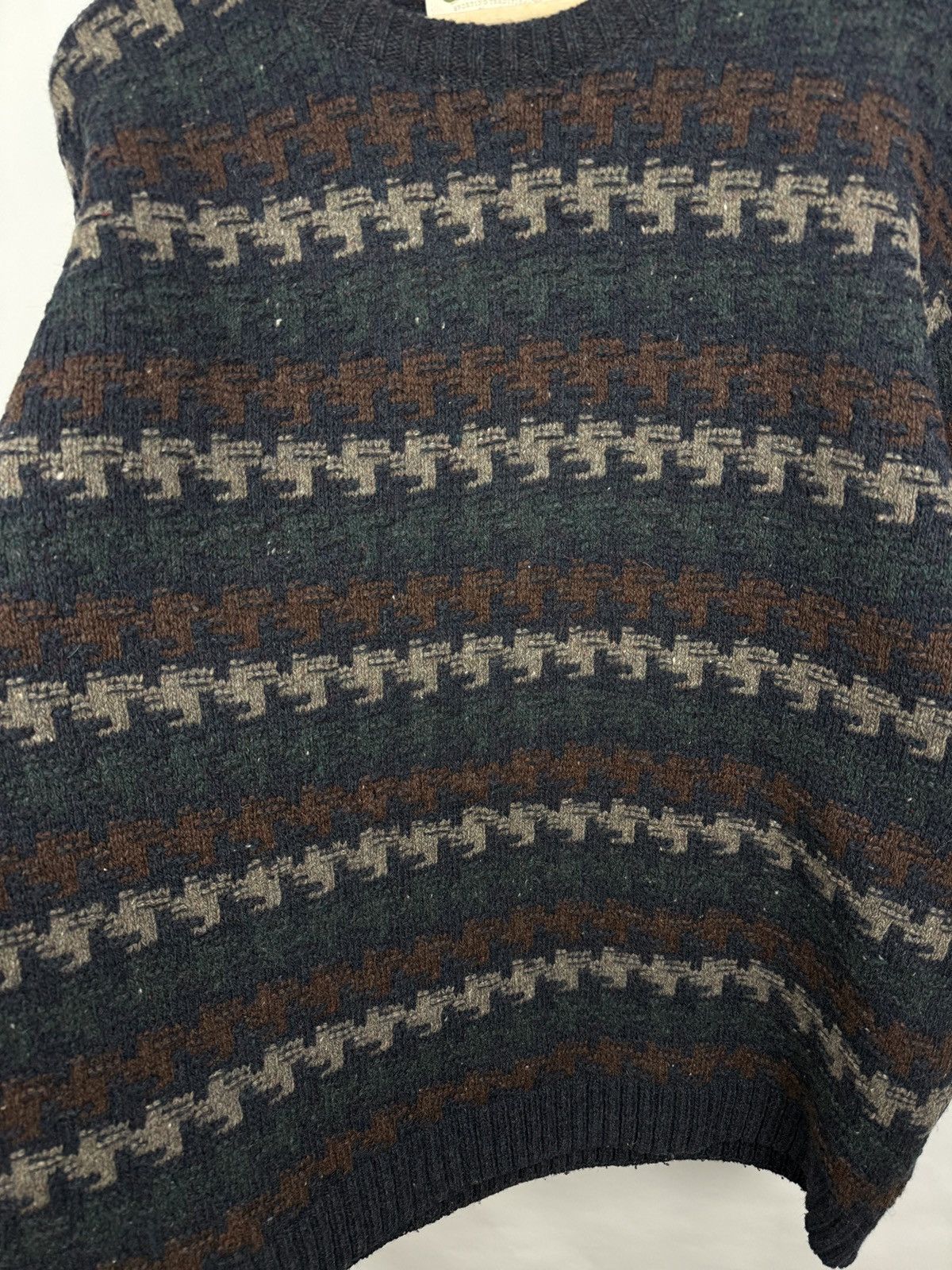 Orvis 🇺🇸 Vintage 90s Orvis Southwestern Navajo Fisherman Sweater Size US XL / EU 56 / 4 - 7 Thumbnail