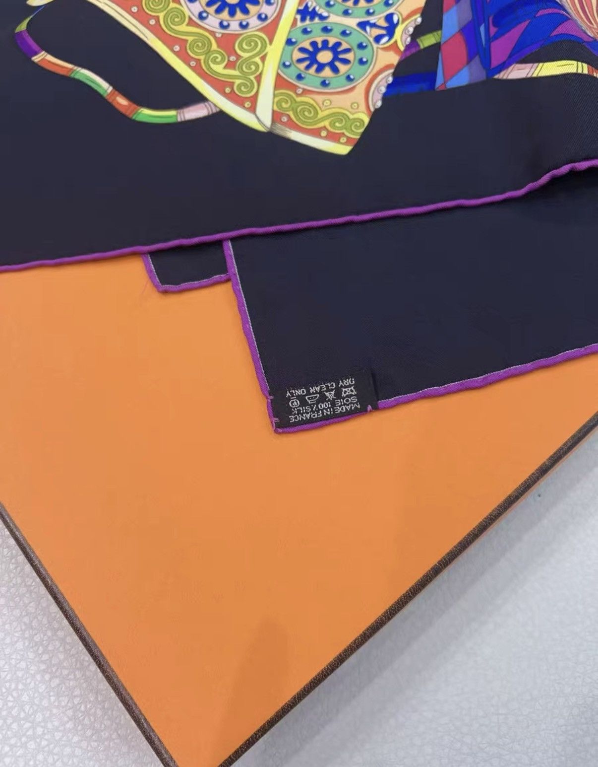 Hermes Hermès Silk Scarf J38 Size ONE SIZE - 6 Thumbnail