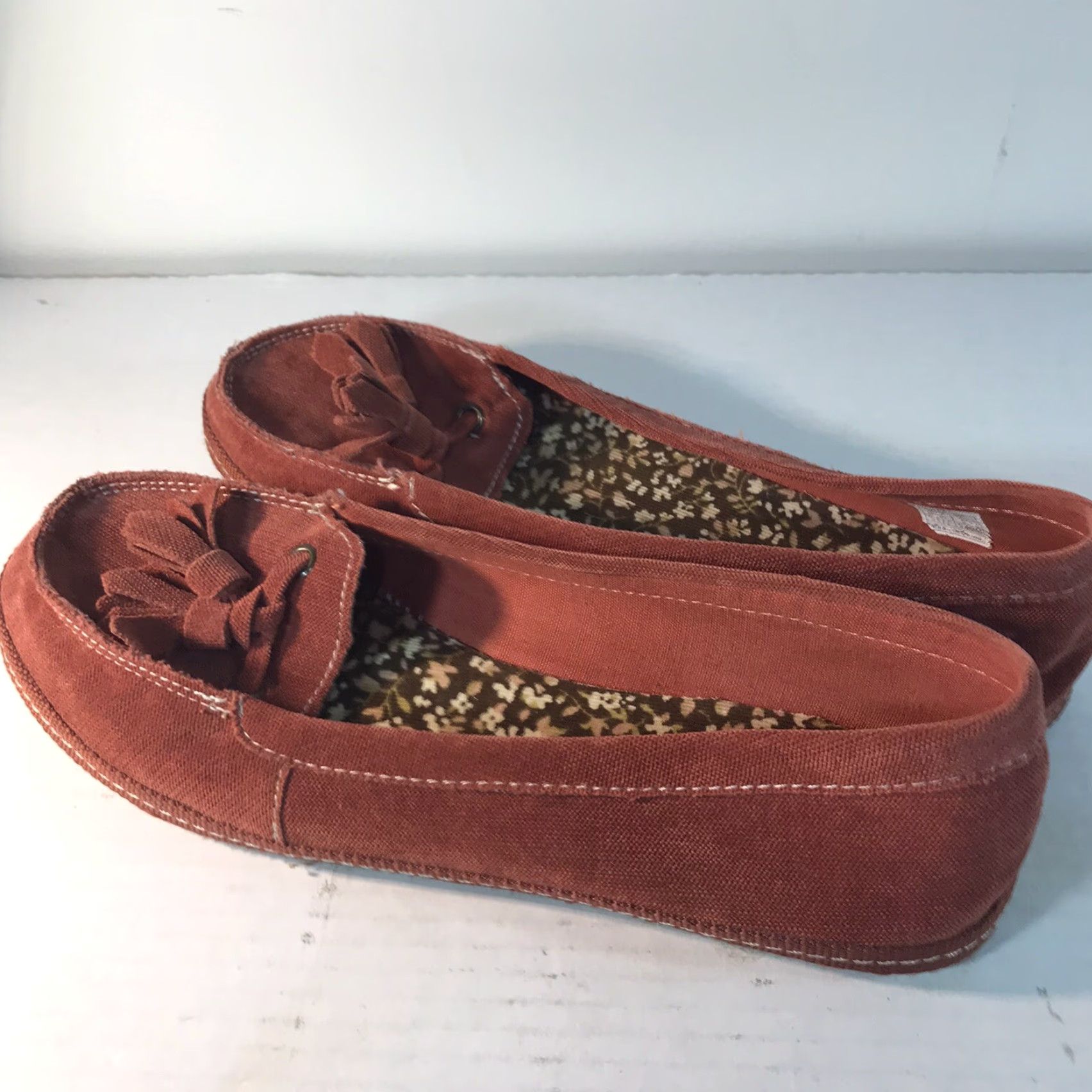 Vintage VINTAGE Rocketdog Women's Canvas Loafers Flat Slip On Casual Size 10 Red Size US 10 / IT 40 - 2 Thumbnail