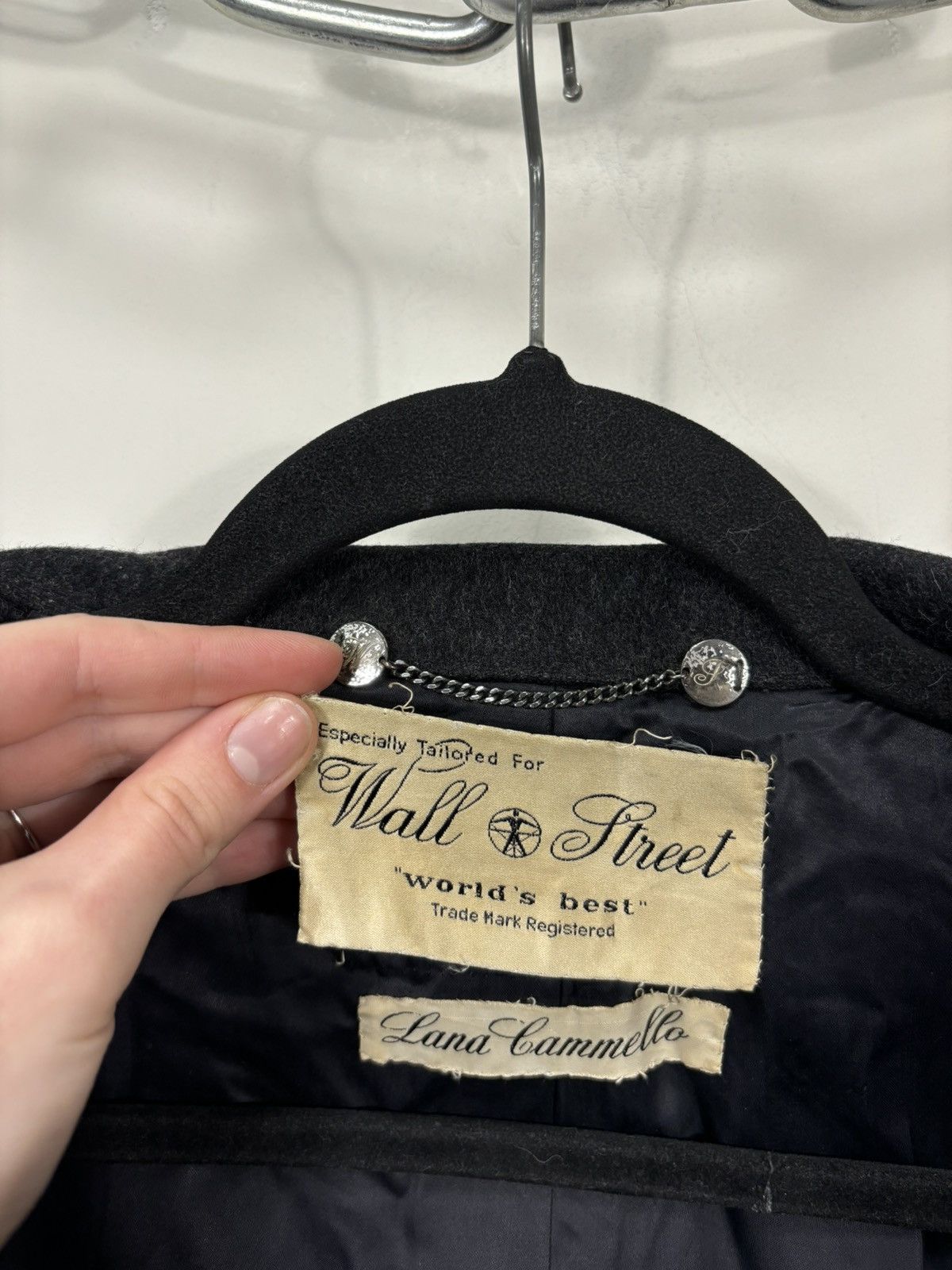 Vintage Vintage 1964 Italian “Wall Street” Tailored Wool Overcoat Size US L / EU 52-54 / 3 - 12 Thumbnail