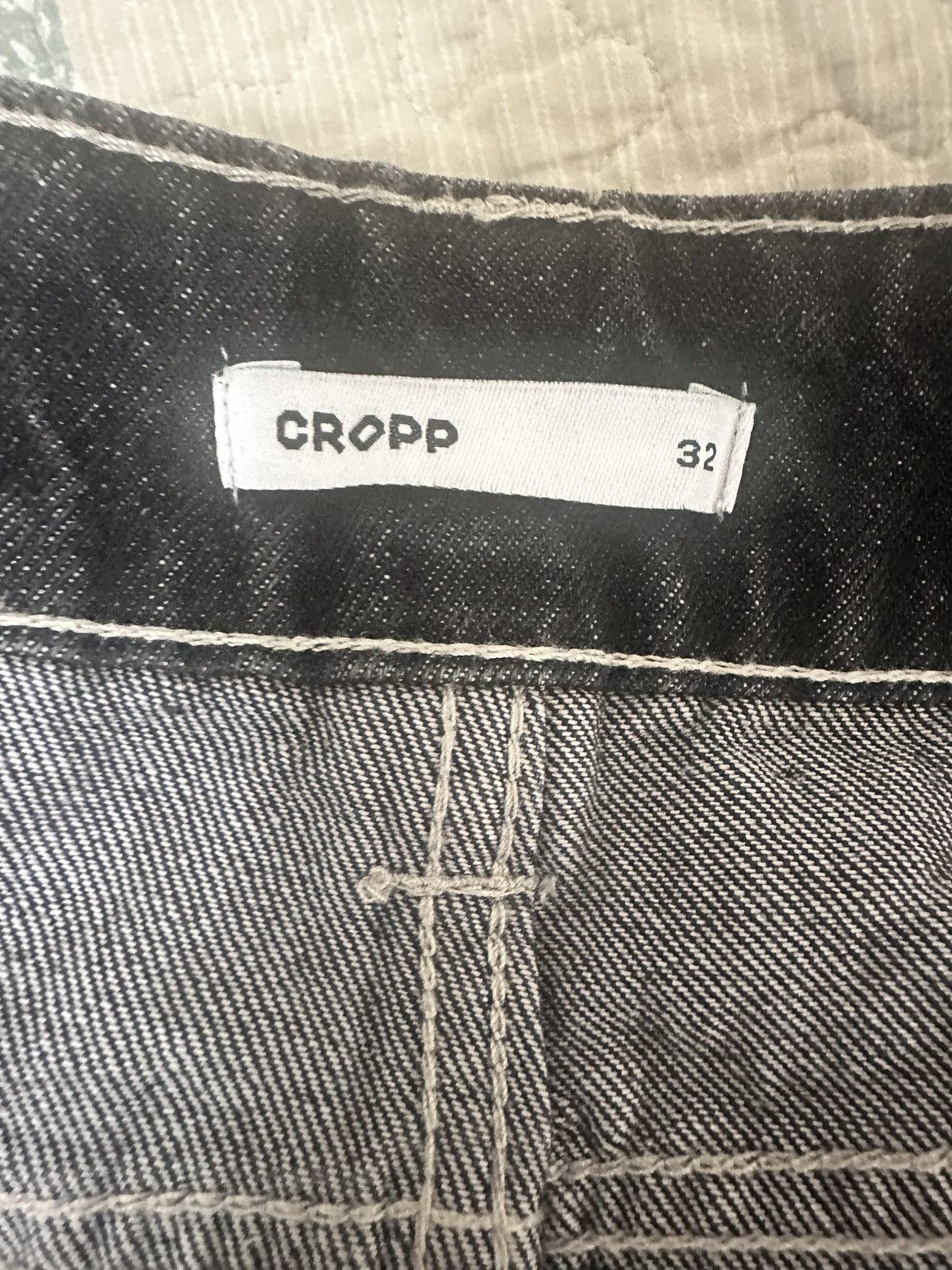 Other Cropp black high-waisted wide-leg jeans Size 32" / US 10 / IT 46 - 4 Thumbnail