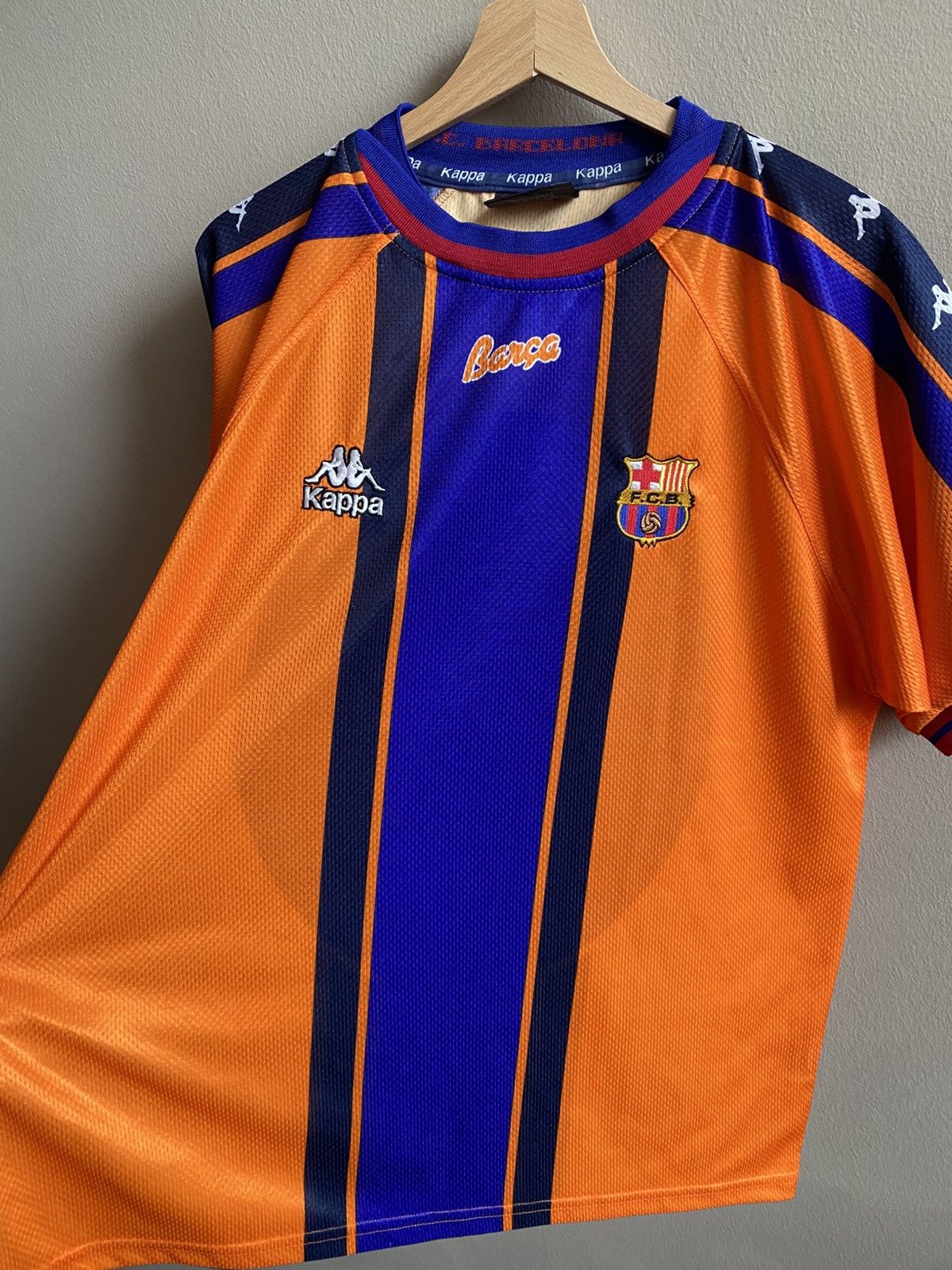 Kappa Vintage 1997/1998 Kappa F.C.Barcelona Soccer Jersey Size US L / EU 52-54 / 3 - 7 Thumbnail
