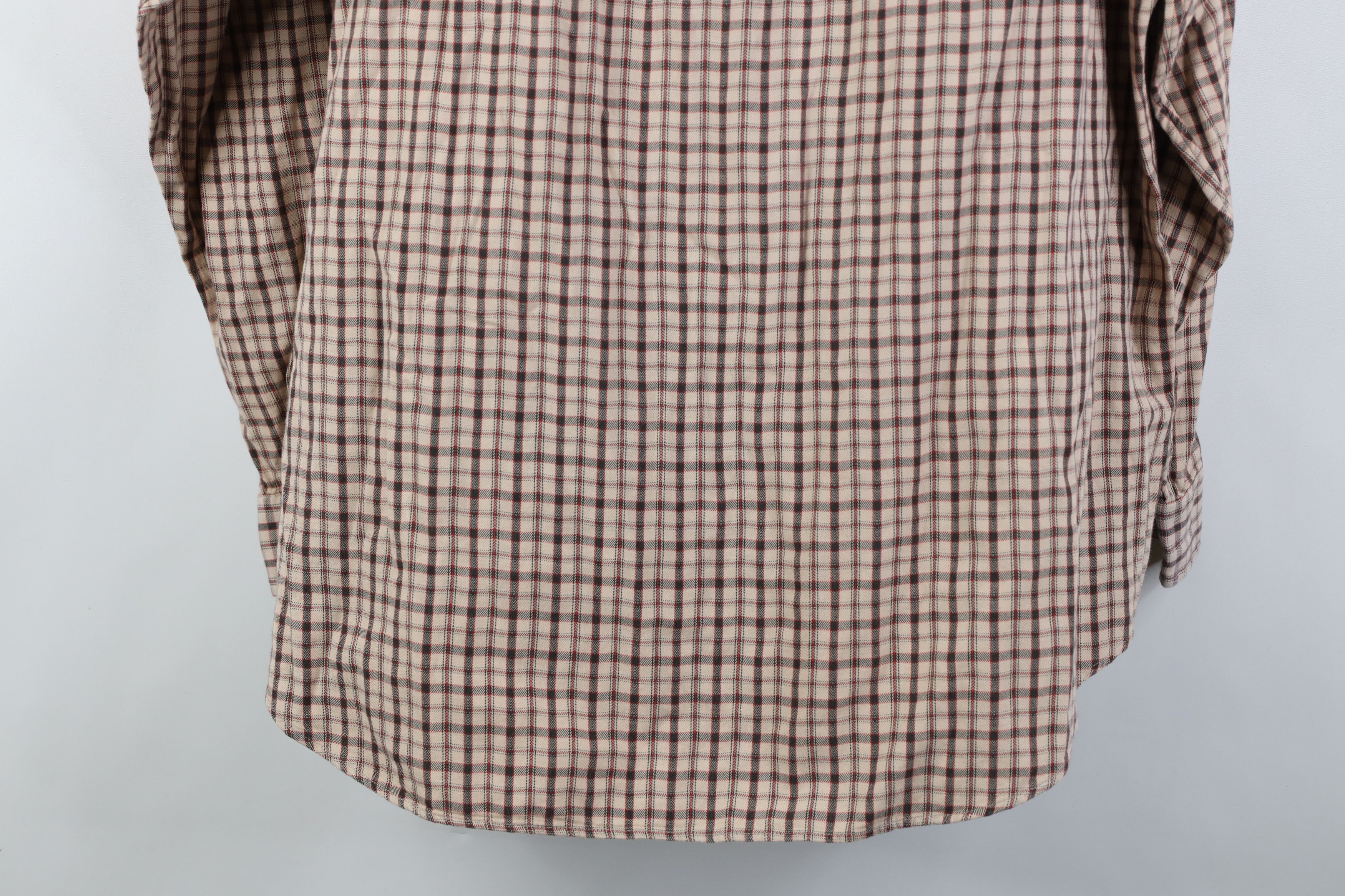 Ralph Lauren Vintage 90s Ralph Lauren Flannel Collared Button Down Shirt Size US XL / EU 56 / 4 - 12 Thumbnail