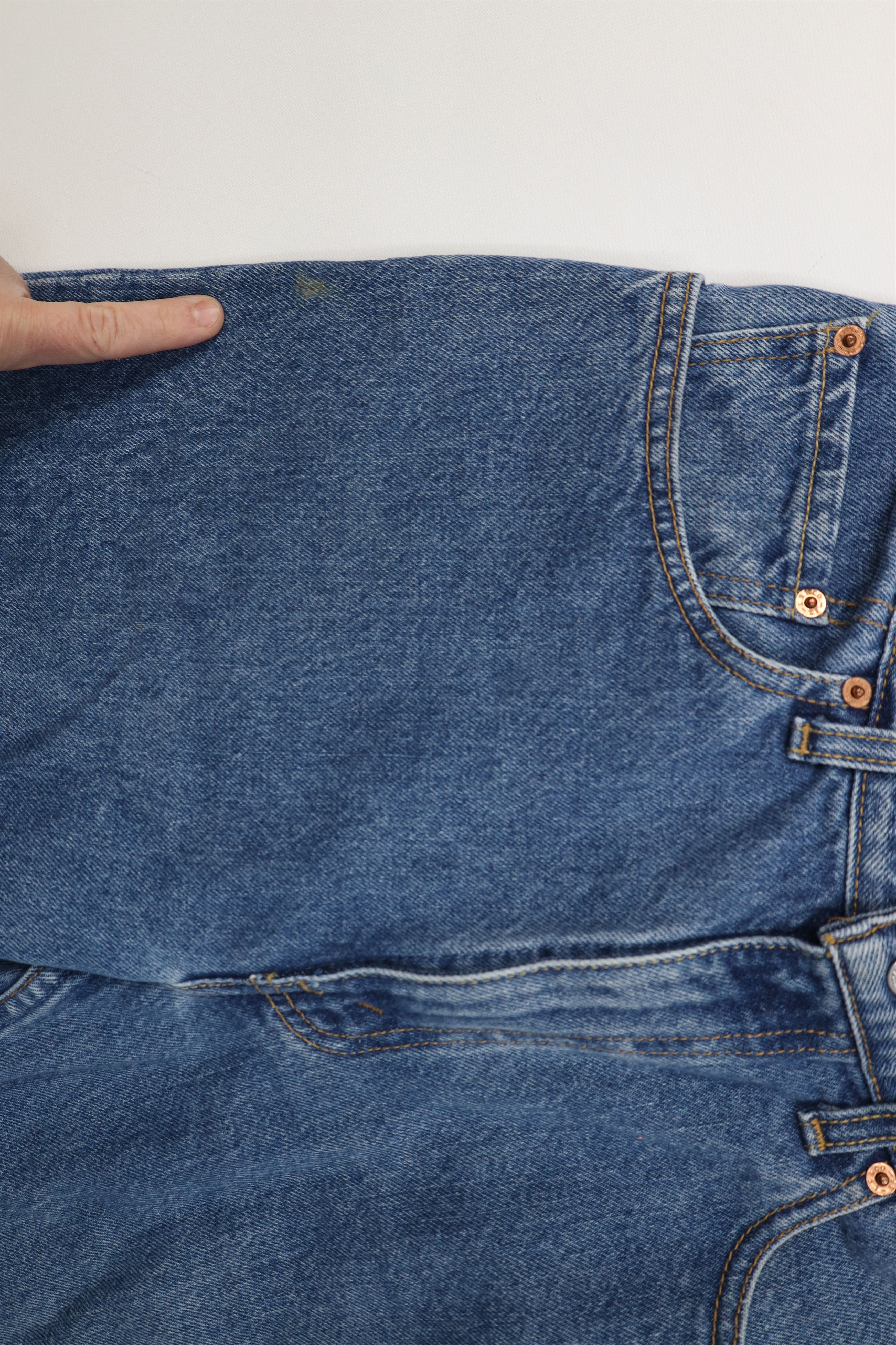Levi's Vintage Y2K 2002 Levis 550 Fit Denim Jeans Blue Cotton Size US 34 / EU 50 - 6 Thumbnail