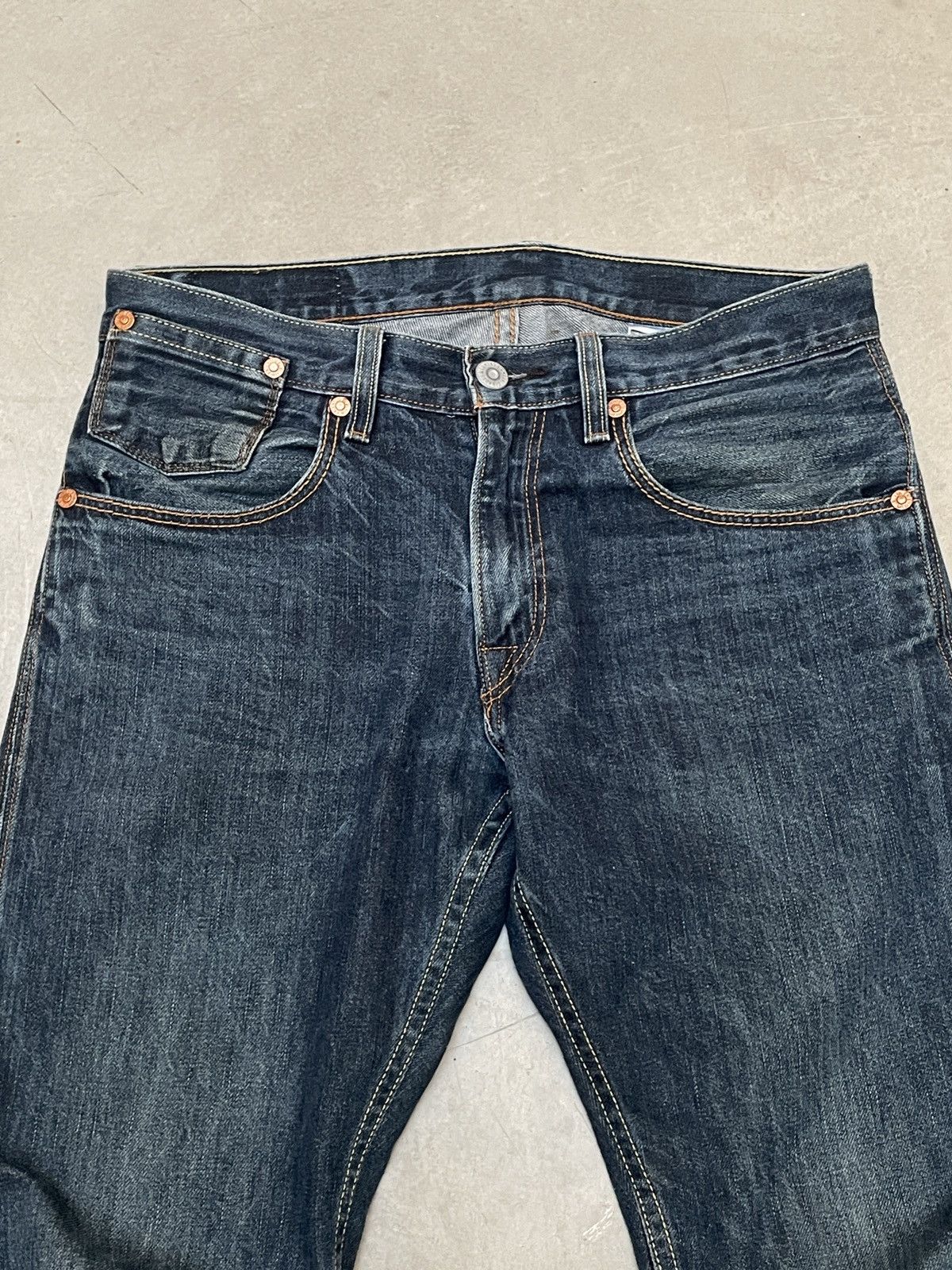 Levi's Title: Levis 514 Dark Wash Denim Jeans W34 Heritage Fade Size US 34 / EU 50 - 11 Thumbnail
