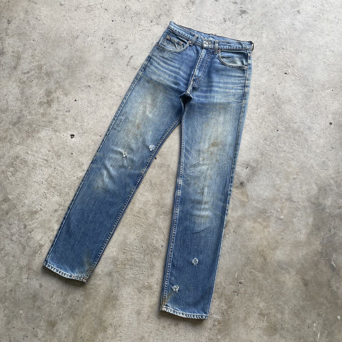 Levi's Vintage Clothing W28 Vintage Levi’s 503 Jeans RUSTY Denim Faded Pants Size US 28 / EU 44 - 2 Thumbnail