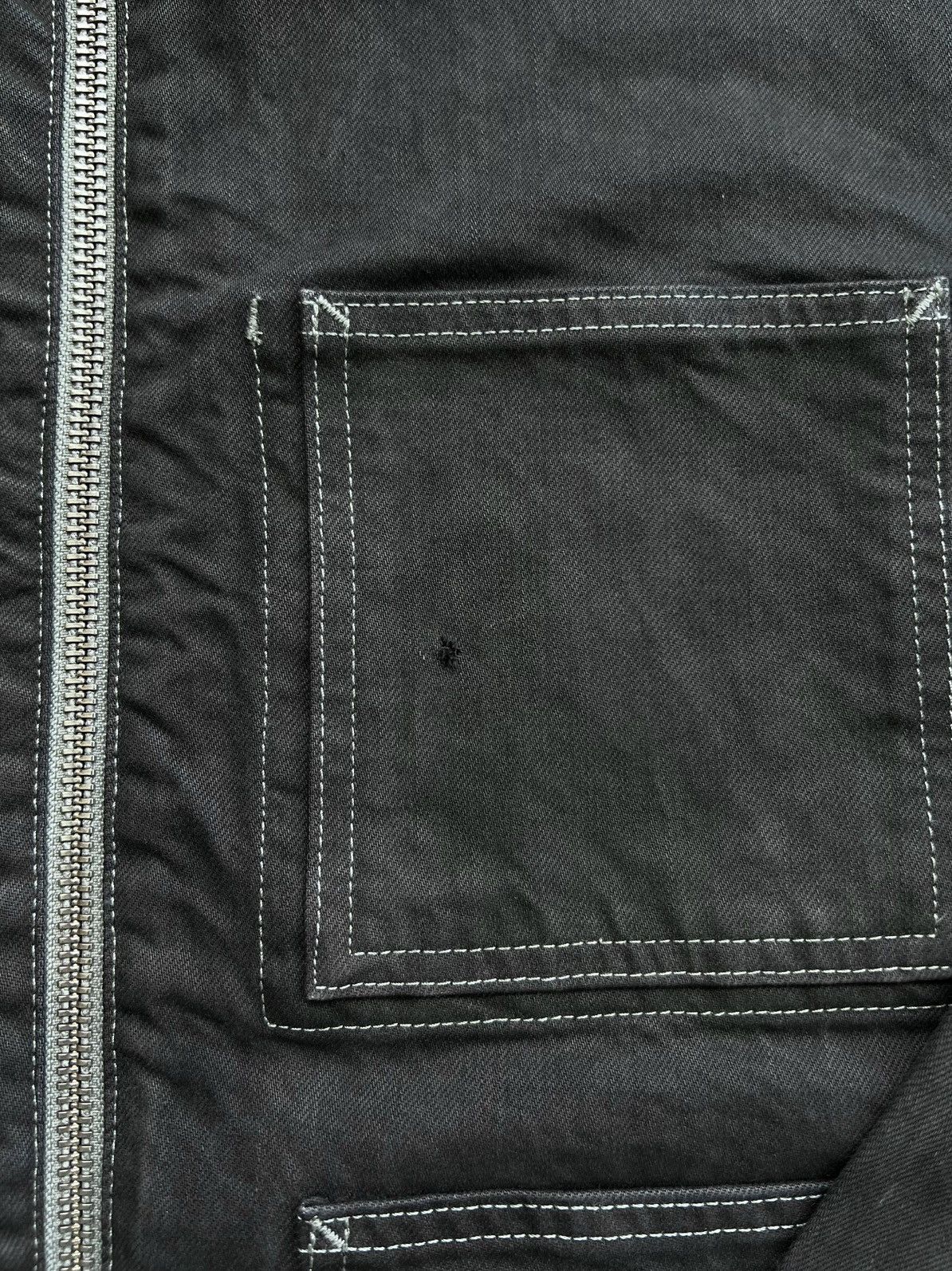 Stussy Stussy Black Dyed Denim Zip Up Work Jacket Large Size US L / EU 52-54 / 3 - 10 Thumbnail