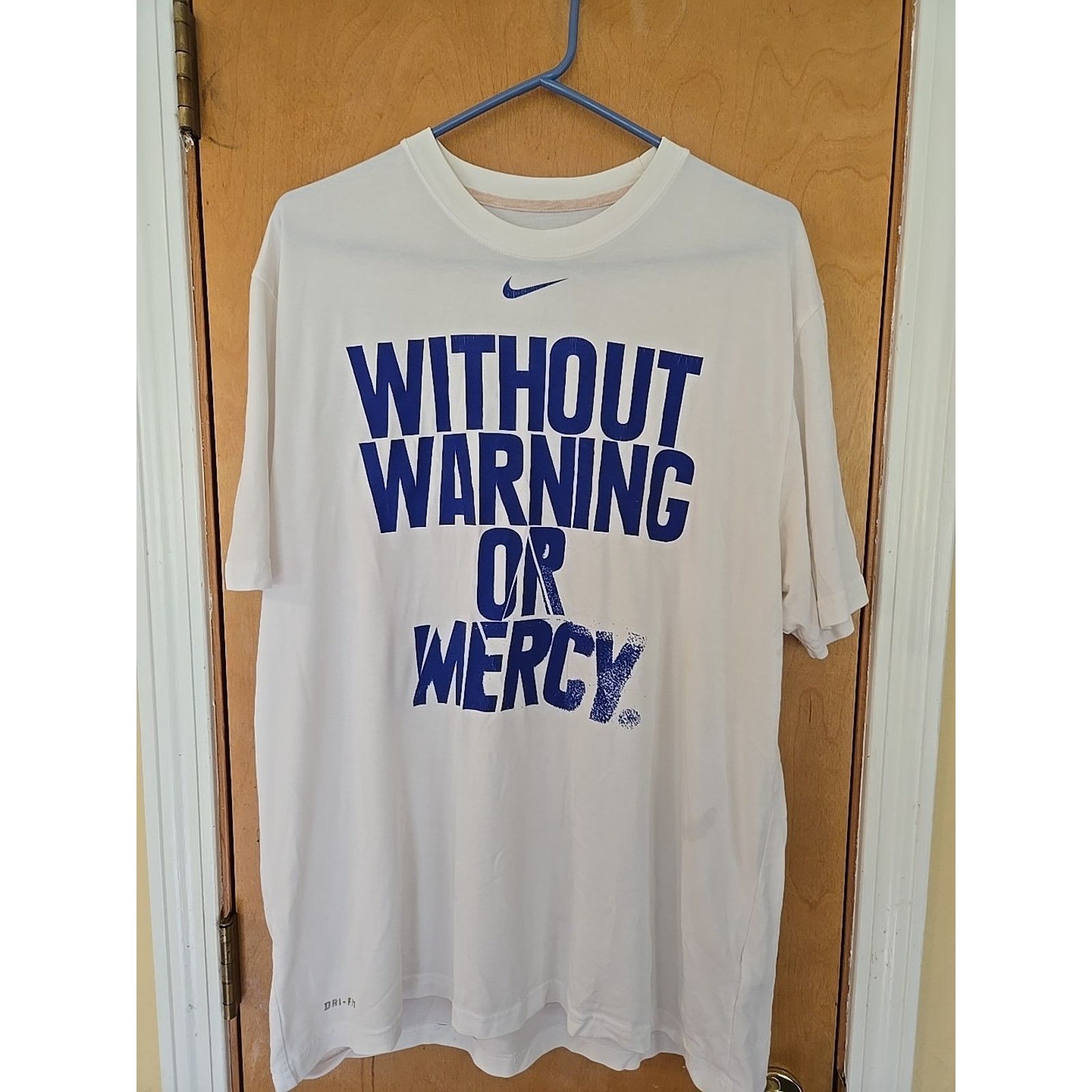 Nike Nike Kobe Bryant T Shirt XL Without Warning Or Mercy Size US XL / EU 56 / 4 - 1 Thumbnail