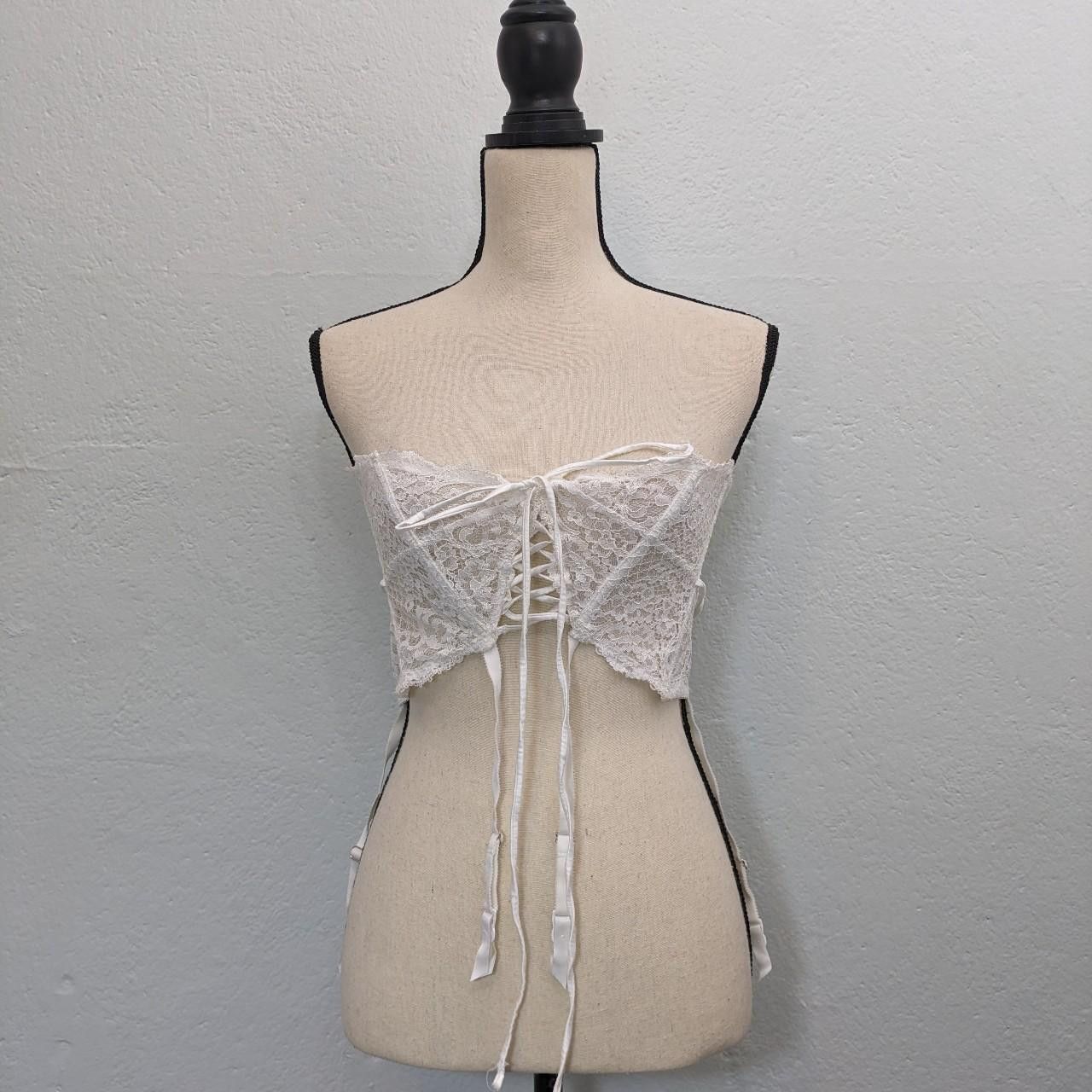 Victoria's Secret White lace garter belt Size ONE SIZE - 3 Thumbnail