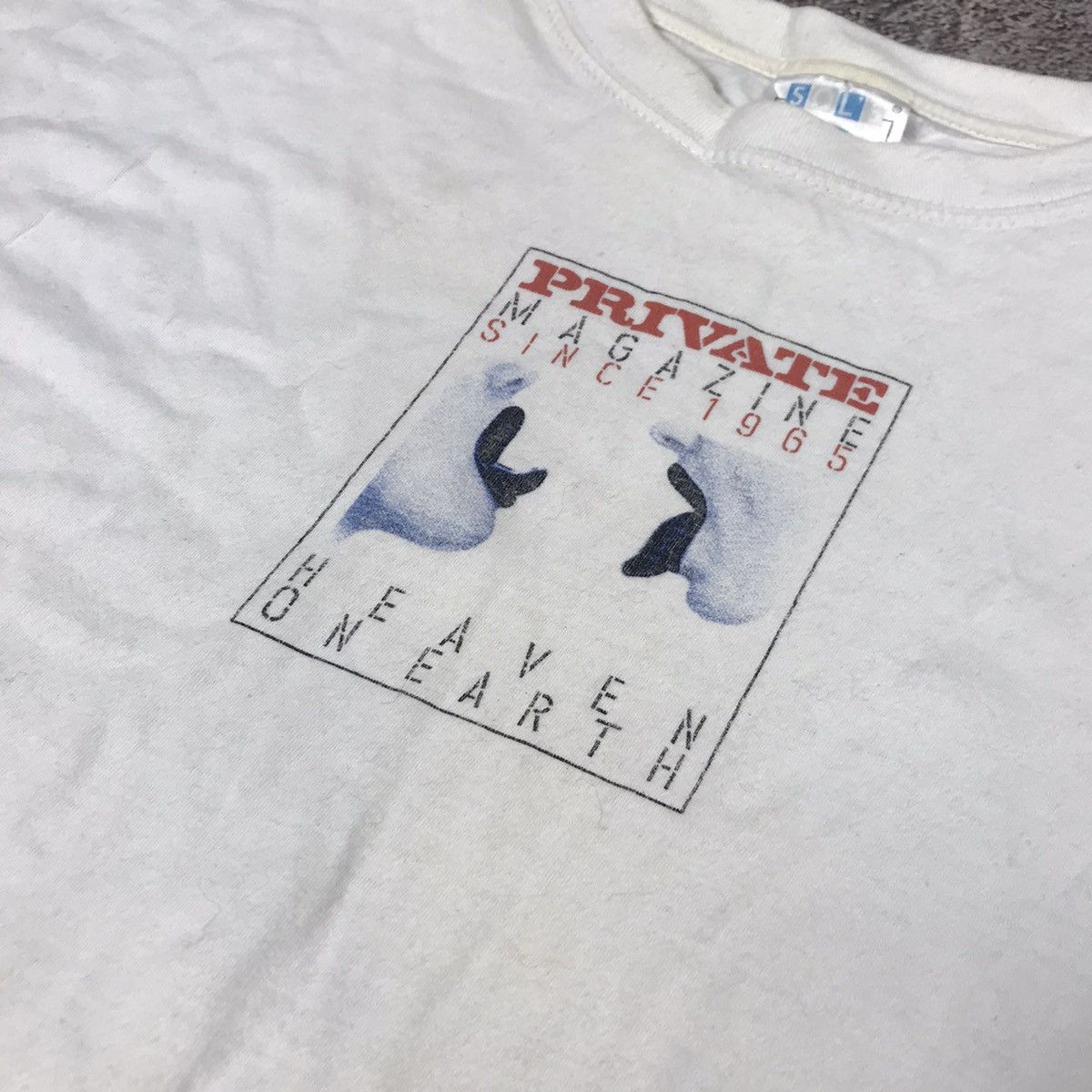 Vintage Vintage Y2K Graphic Tee Private Heaven Sun Faded Indie XL Size US XL / EU 56 / 4 - 3 Thumbnail