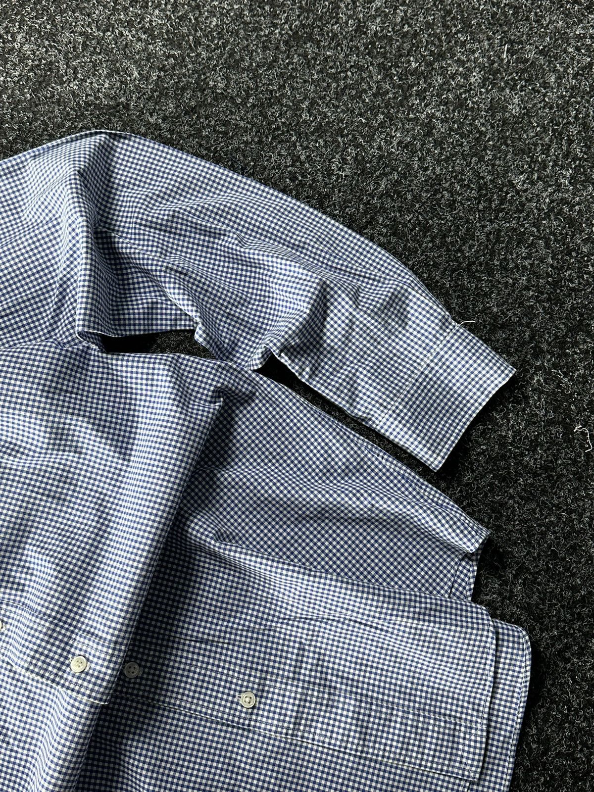Designer × Polo Ralph Lauren × Vintage ❗️Vintage 90s Polo RALPH LAUREN blue striped Shirt OLD MONEY Size US M / EU 48-50 / 2 - 4 Thumbnail