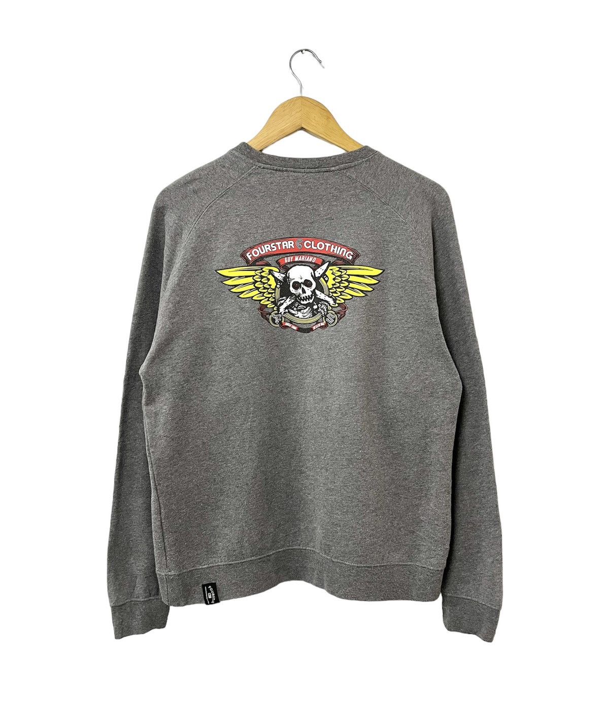 Fourstar FOURSTAR GUY MARIANO WINGED RIPPER SKATEBOARD SWEATSHIRT Size US M / EU 48-50 / 2 - 1 Thumbnail