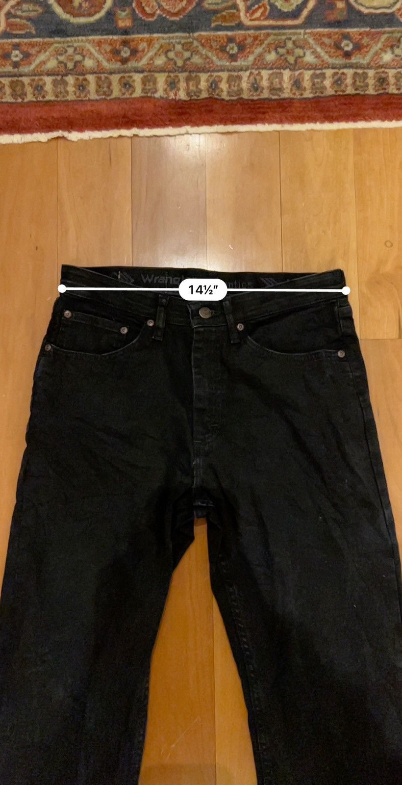 Vintage × Wrangler Vintage Black Wrangler Jeans Size US 30 / EU 46 - 5 Thumbnail
