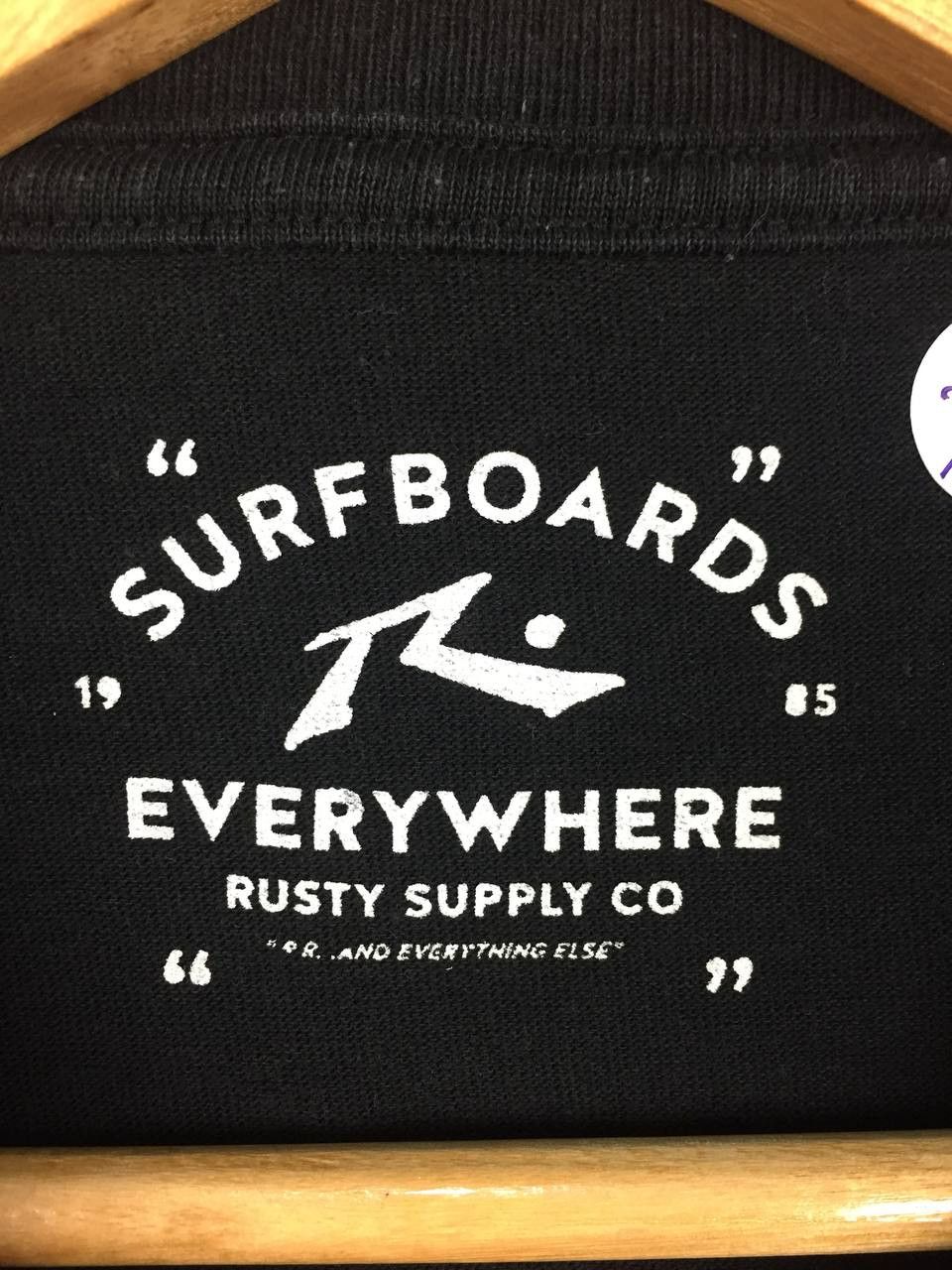 Rusty × Vintage Rusty Supply Company Alive Since Eighty Five Surfboards Tee Size US XXL / EU 58 / 5 - 10 Thumbnail