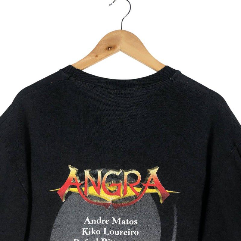 Band Tees Vintage 90's Angra Angles Cry T-Shirt Size US L / EU 52-54 / 3 - 6 Thumbnail