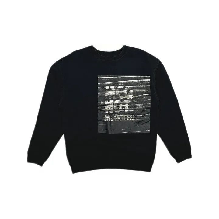 Alexander McQueen Alexander McQueen Black Graphic Sweatshirt 0079 Size US S / EU 44-46 / 1 - 1 Thumbnail