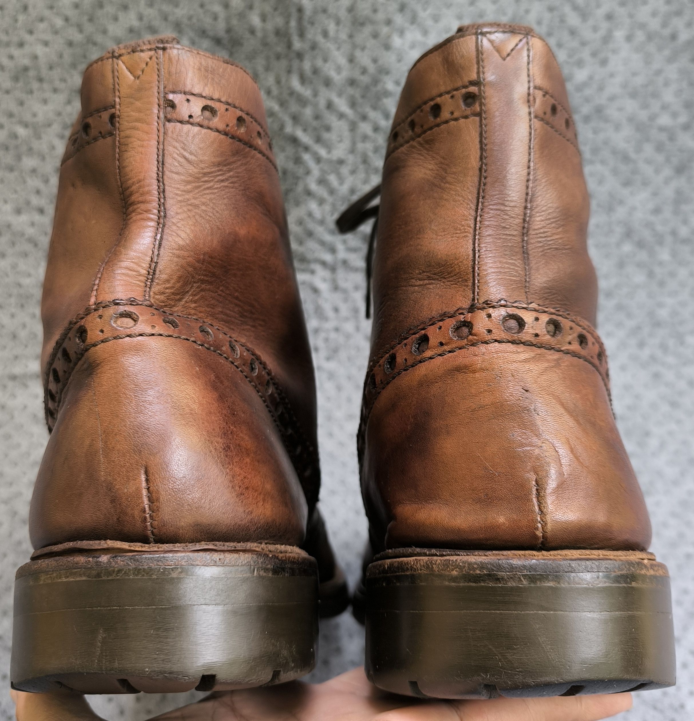 Grenson GRENSON Fred Brogue ankle boot Size US 12 / EU 45 - 6 Thumbnail