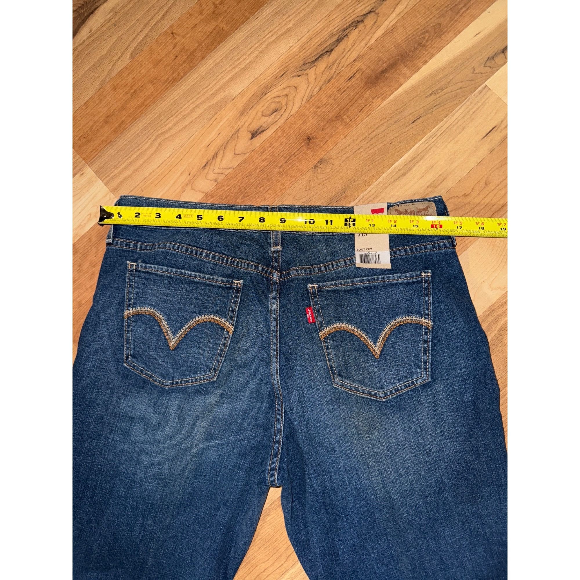 Levi's Levi's Women's 515 Classic Boot Cut Mid Rise Blue Jeans Size 32" / US 10 / IT 46 - 3 Thumbnail