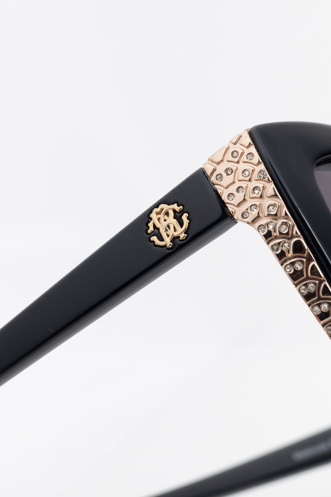 Roberto Cavalli Roberto Cavalli Mekbuda Rhinestone Snakeskin Sunglasses Size ONE SIZE - 6 Thumbnail