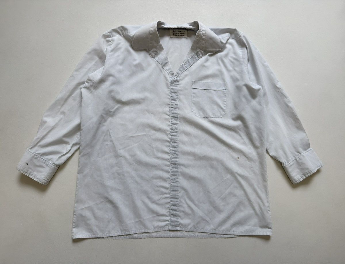 Maison Margiela S/S 1999 Artisanal ⓪ ‘Flat’ Shirt Size US L / EU 52-54 / 3 - 3 Thumbnail