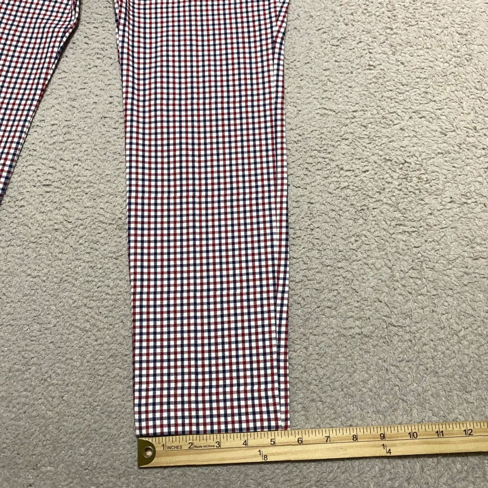 Old Navy Old Navy Pixie Pants - Multicolor Plaid Straight Ankle High Rise Pockets Woman 2 Regular Size 26" / US 2 / IT 38 - 4 Thumbnail