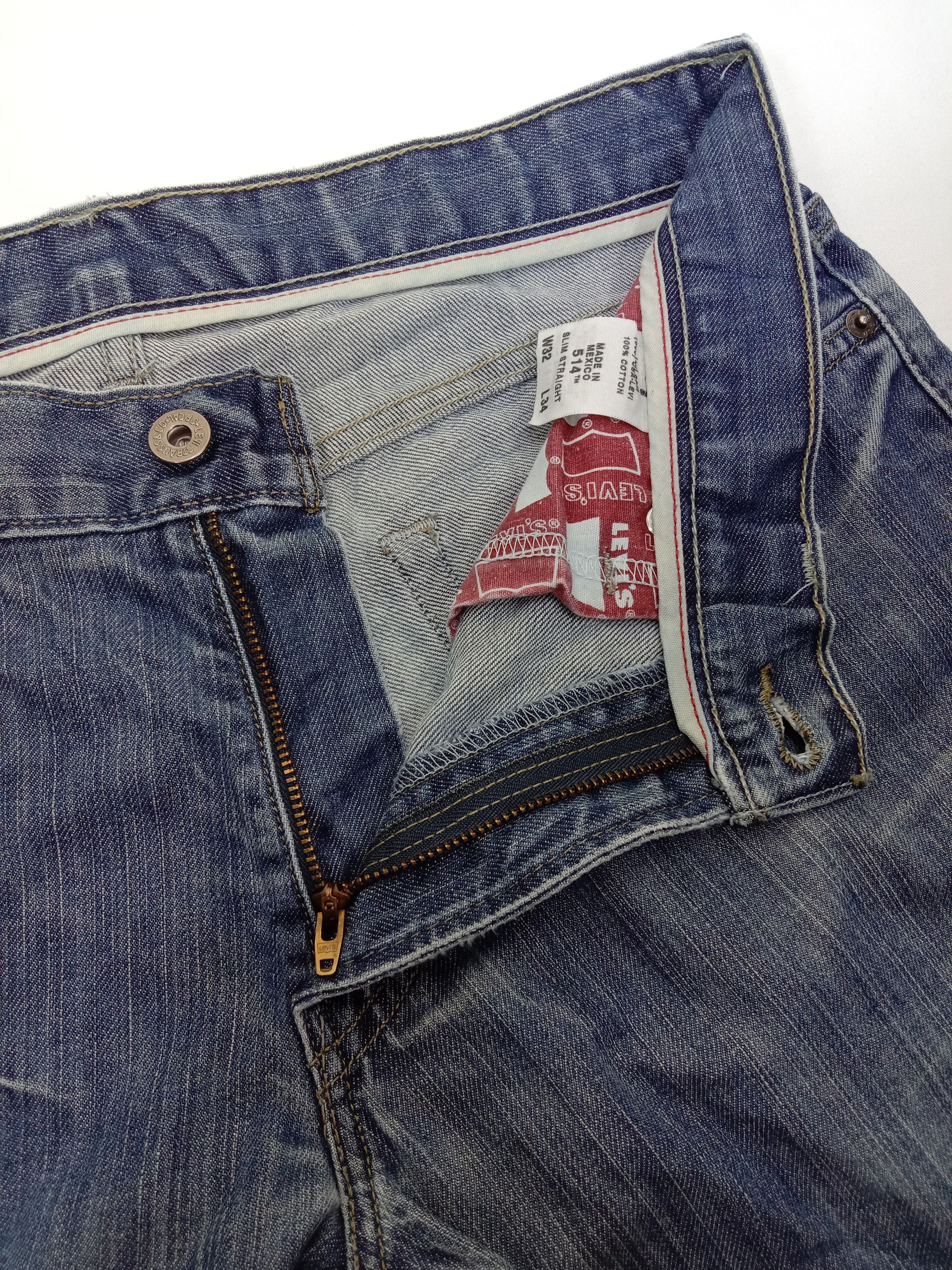 Levi's Vintage Levi's 514 Slim Straight Jeans Earth Tone Denim Size US 32 / EU 48 - 9 Thumbnail