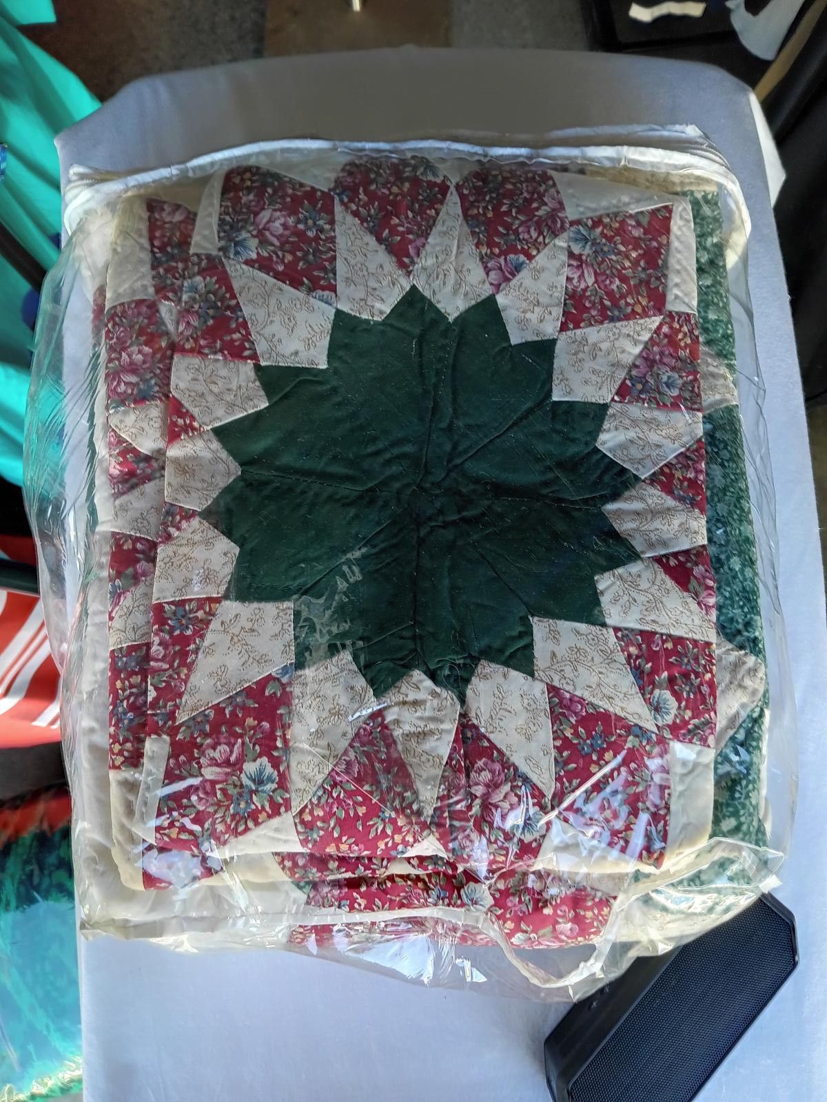 Designer Starburst Handmade Quilt - Multi-Size Options Size ONE SIZE - 2 Thumbnail
