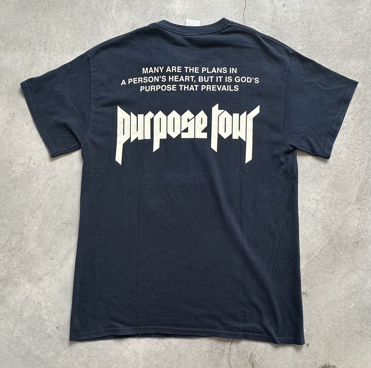 Gildan × Justin Bieber Y2K JUSTIN BIEBER PURPOSE TOUR TEE Size US M / EU 48-50 / 2 - 5 Thumbnail