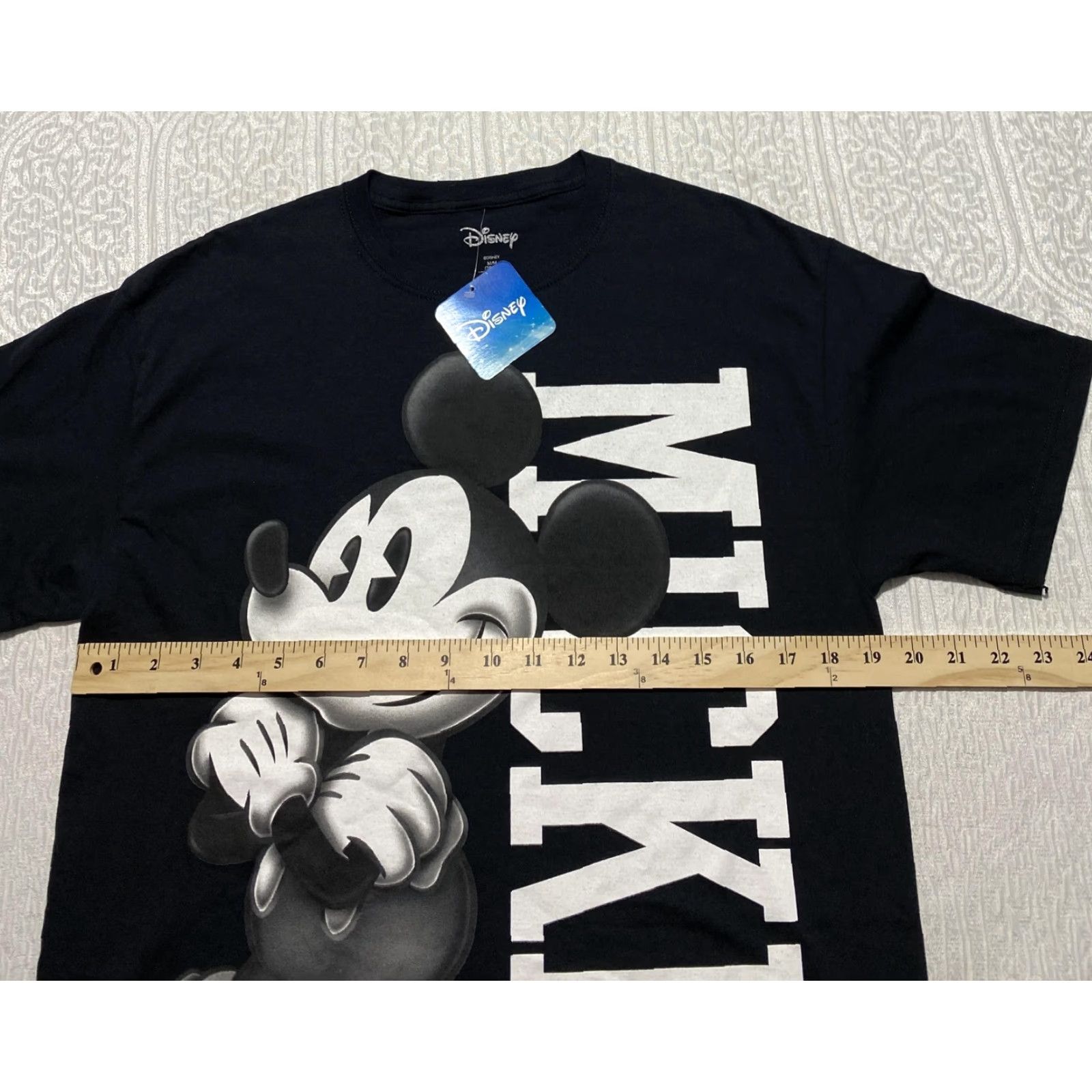 Disney Disney Mickey Mouse Shirt Mens Medium Black Graphic Tee NWT Cotton Size US M / EU 48-50 / 2 - 4 Thumbnail