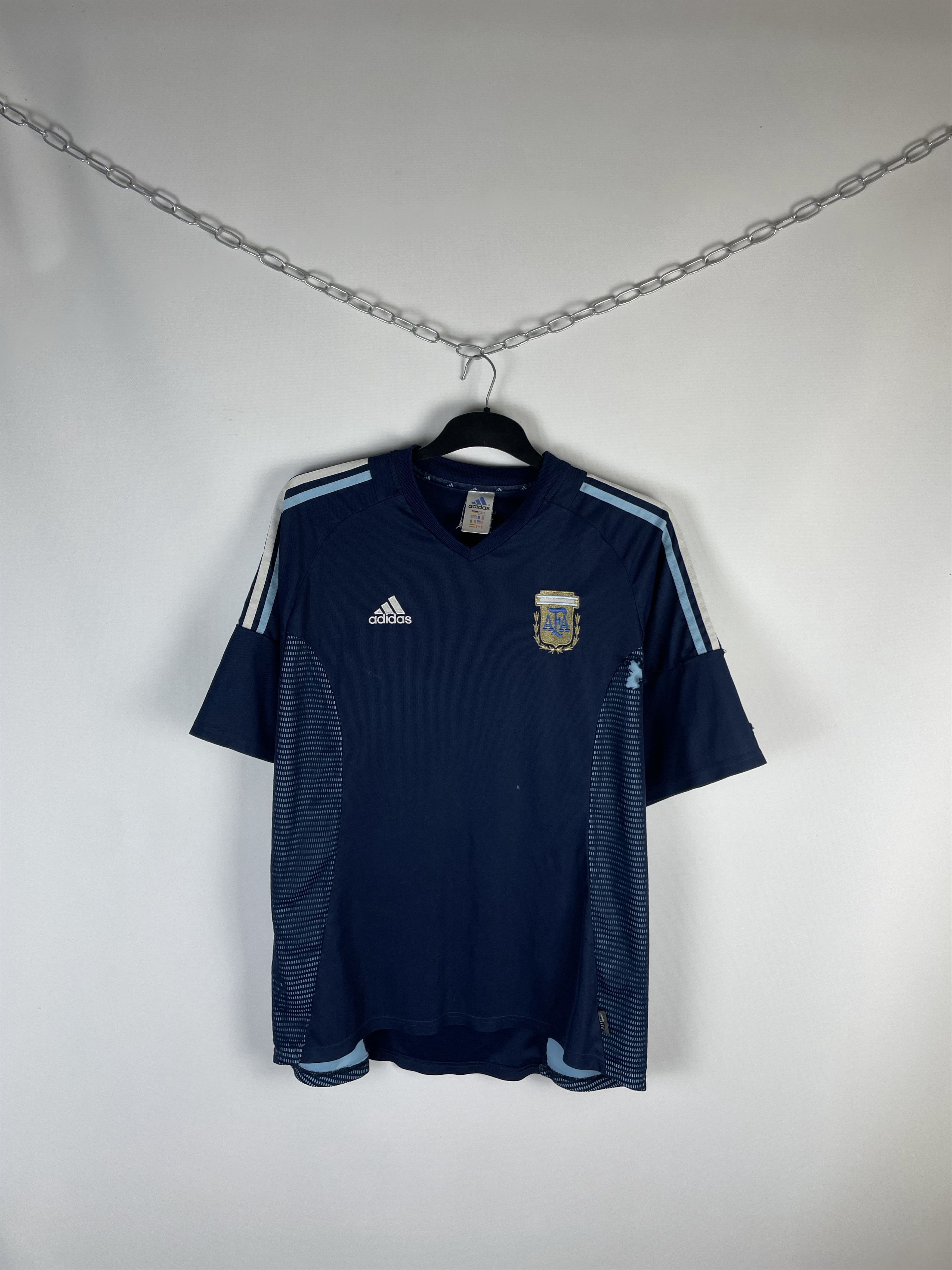 Adidas Vintage adidas Argentina away jersey Size US L / EU 52-54 / 3 - 1 Thumbnail