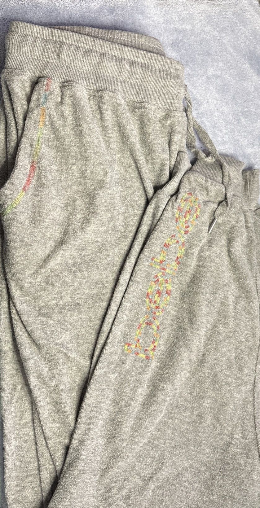 Bebe Bebe Sport Plus Size 2X Heather Gray Jogger Sweatpants Size 40" / US 18 - 1 Thumbnail