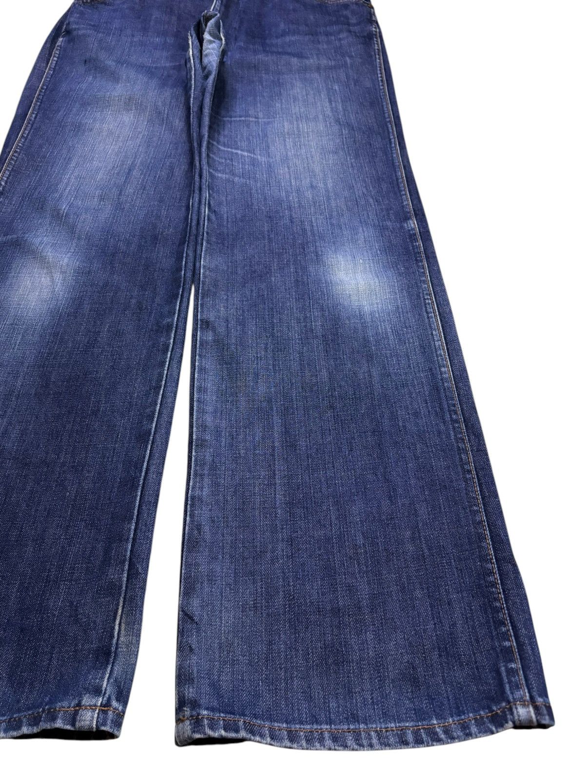 Wrangler Vintage Wrangler Blue Wash Distressed Loose Baggy Jeans Size US 36 / EU 52 - 7 Thumbnail