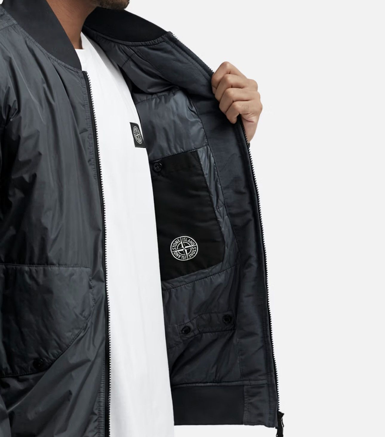 Other Authentic Stone Island men’s bomber jacket, size XXL Size US XXL / EU 58 / 5 - 6 Thumbnail