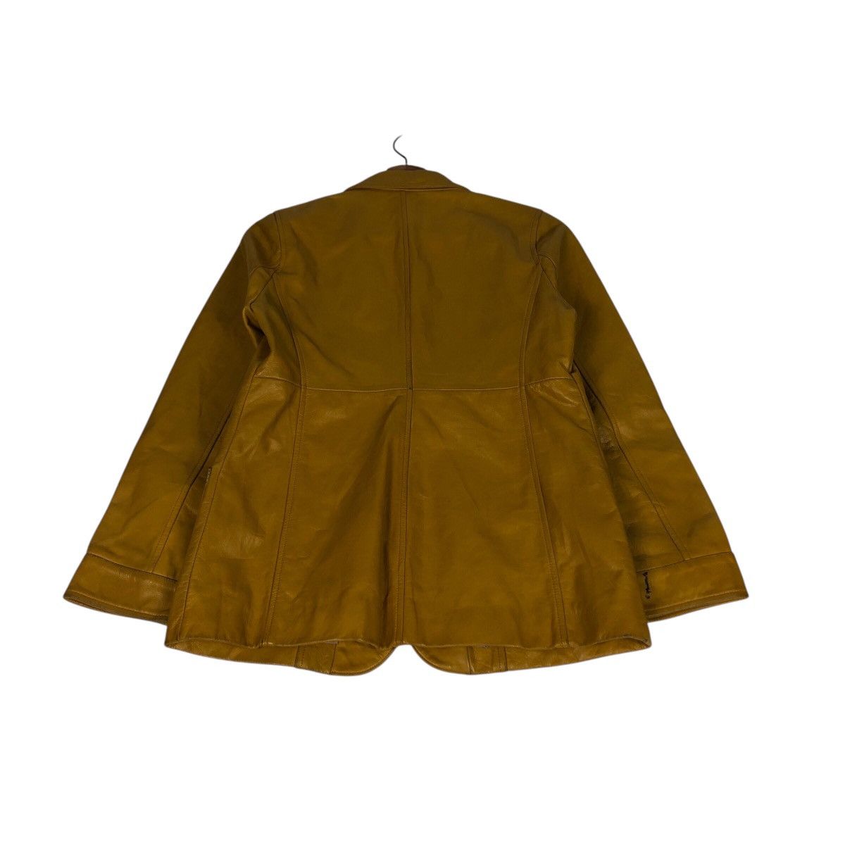 Japanese Brand United Arrows Pink Label Mustard Leather Japan Made Archive Size US M / EU 48-50 / 2 - 11 Thumbnail