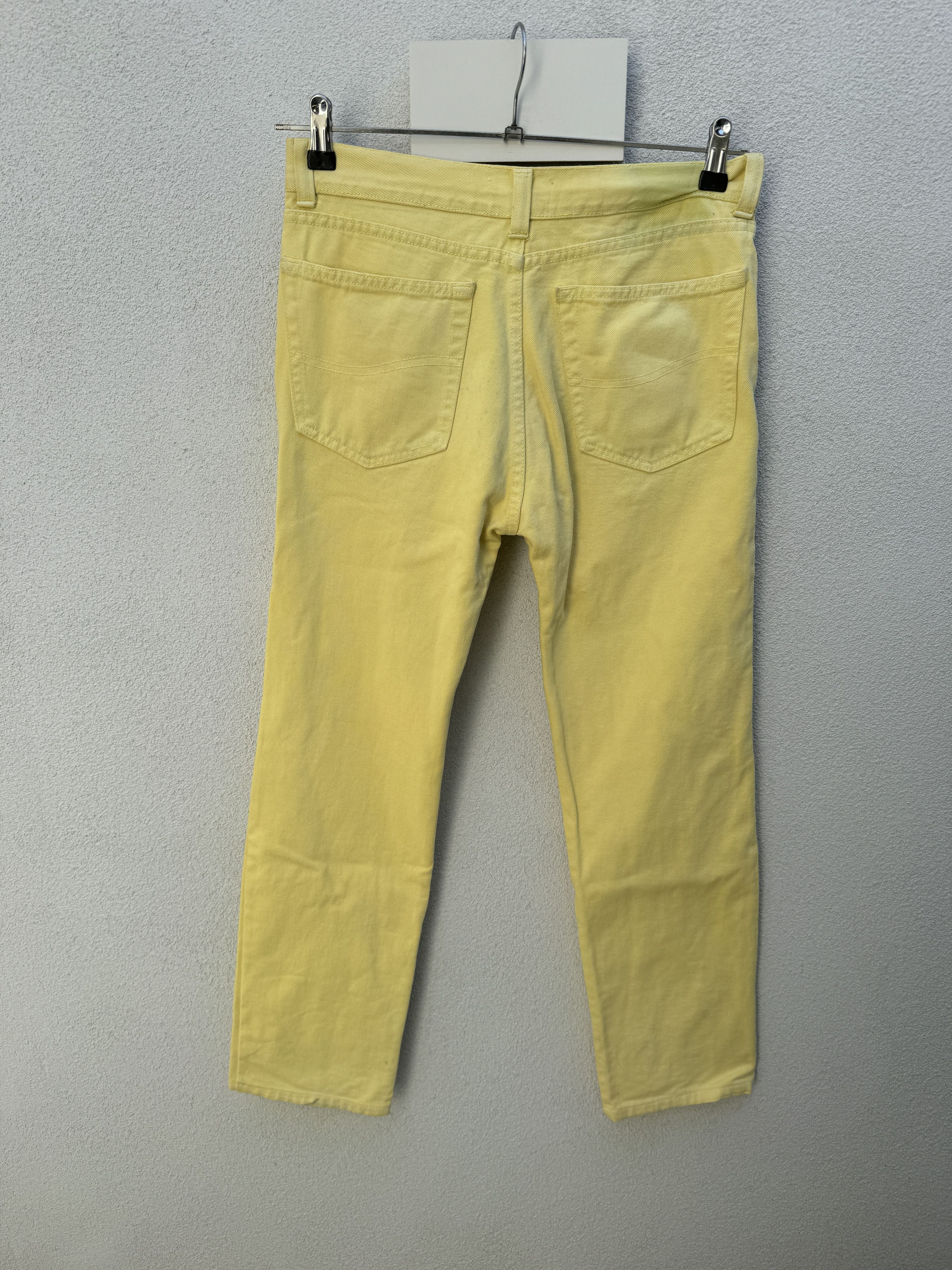 Dolce & Gabbana D&G DOLCE & GABBANA VINTAGE 90s YELLOW JEANS US32 Size US 32 / EU 48 - 2 Thumbnail