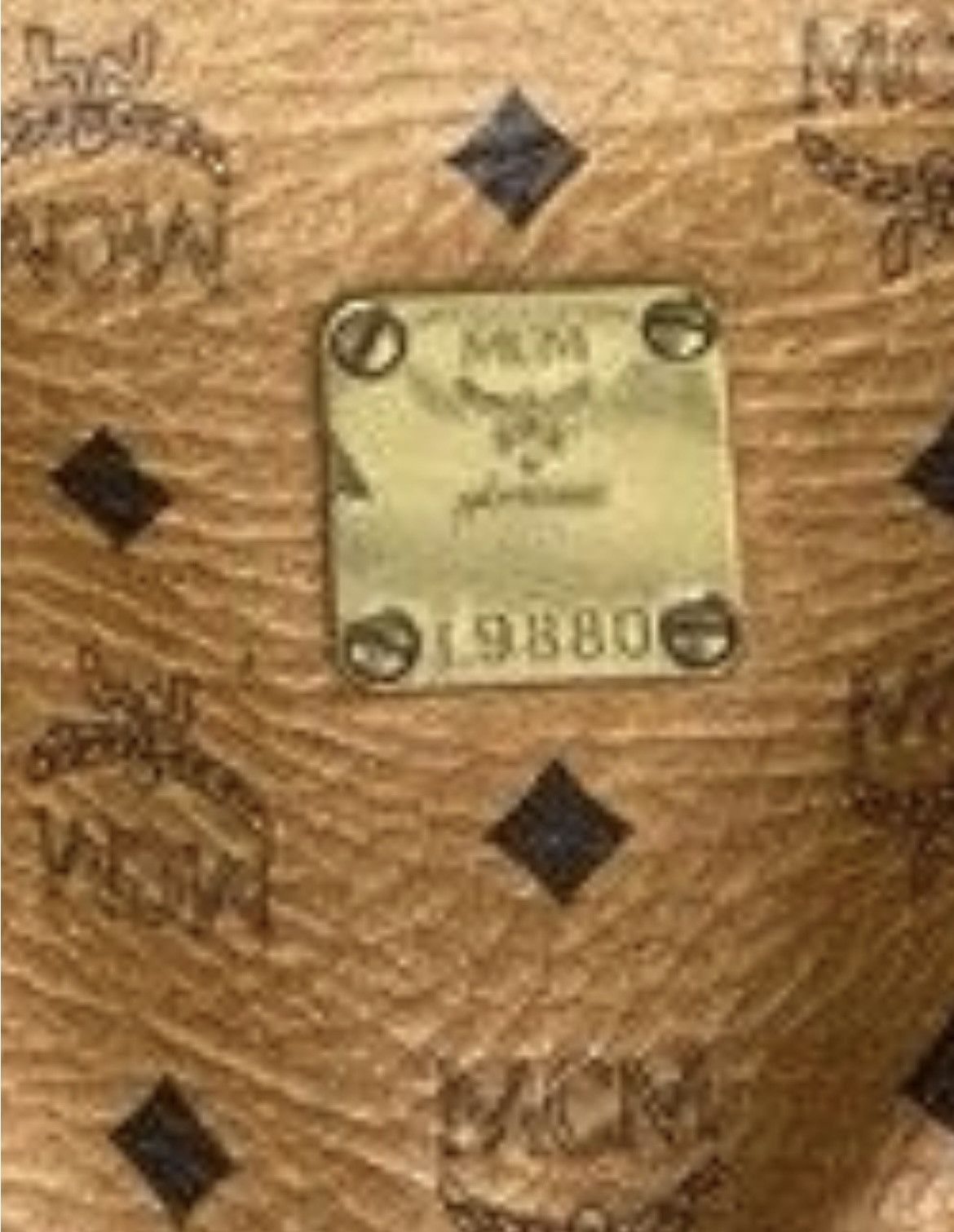 MCM MCM Cognac Visetos Leather Vintage Travel Bag w/ Strap Size ONE SIZE - 2 Thumbnail