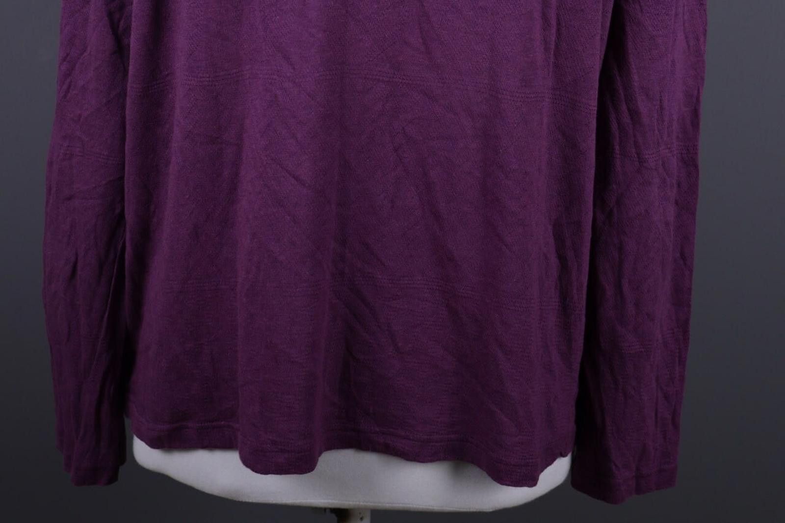 Designer Gudrun Sjoden Purple Long Sleeve Top Shirt Pullover Size XL Size XL / US 12-14 / IT 48-50 - 11 Thumbnail