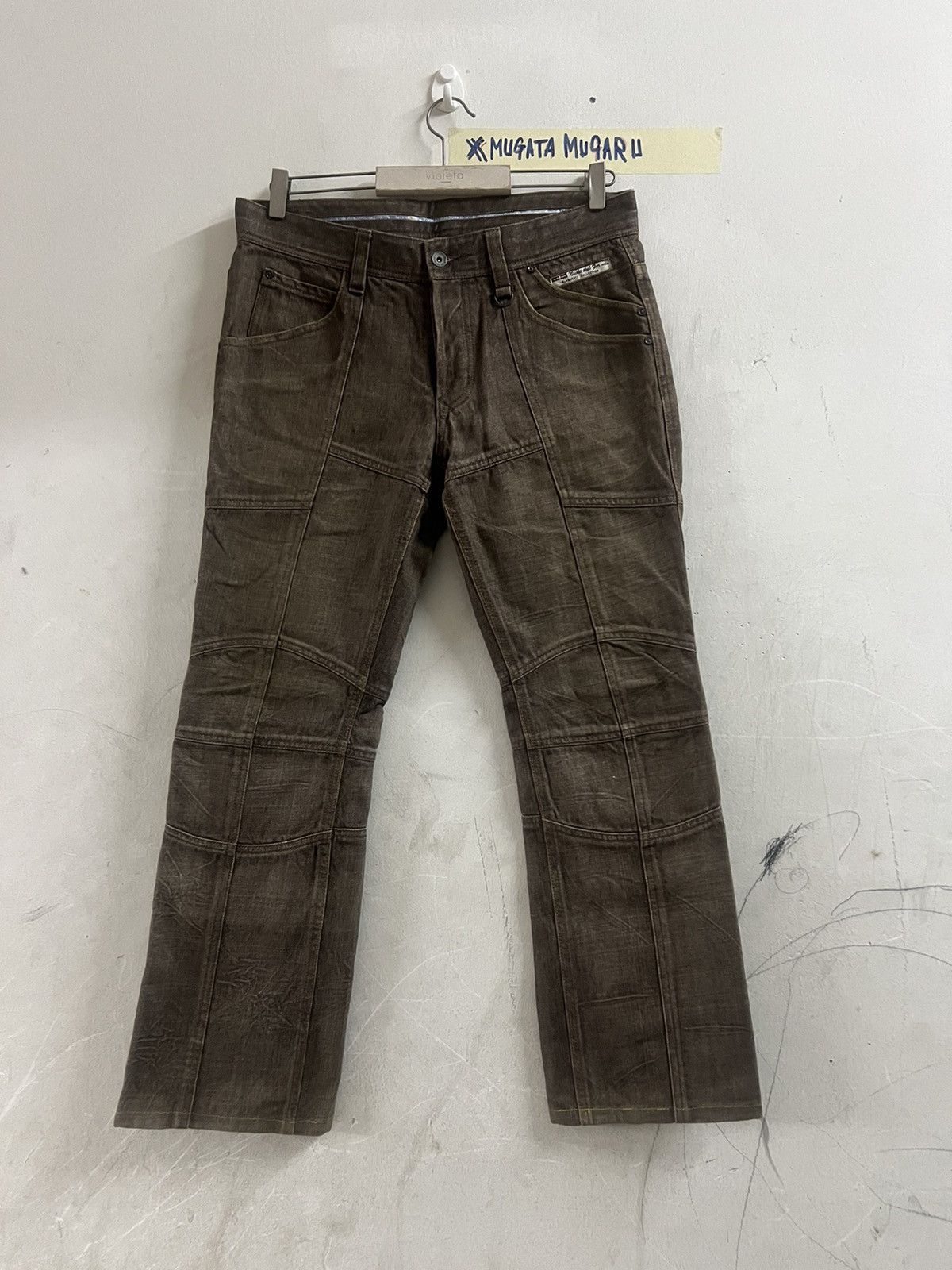 Hysteric Glamour × Japanese Brand Y2K PATCHWORK NİCOLE CLUB DISTRESSED DENIM PANT Size US 33 - 9 Thumbnail