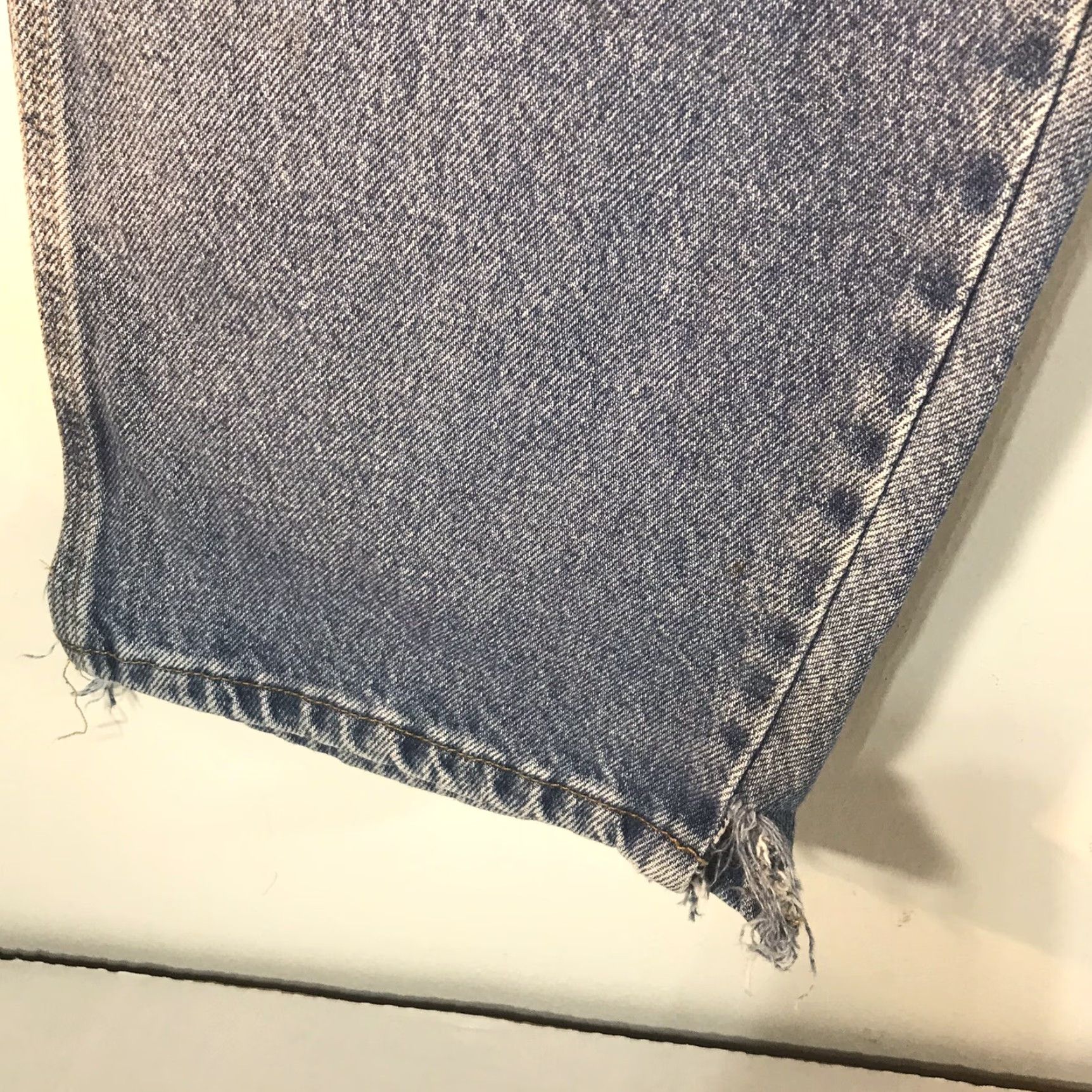 Vintage C.E. Schmidt Workwear Carpenter Jeans Men's Regular Fit 36x34 Light Wash Blue Denim Size US 36 / EU 52 - 4 Thumbnail